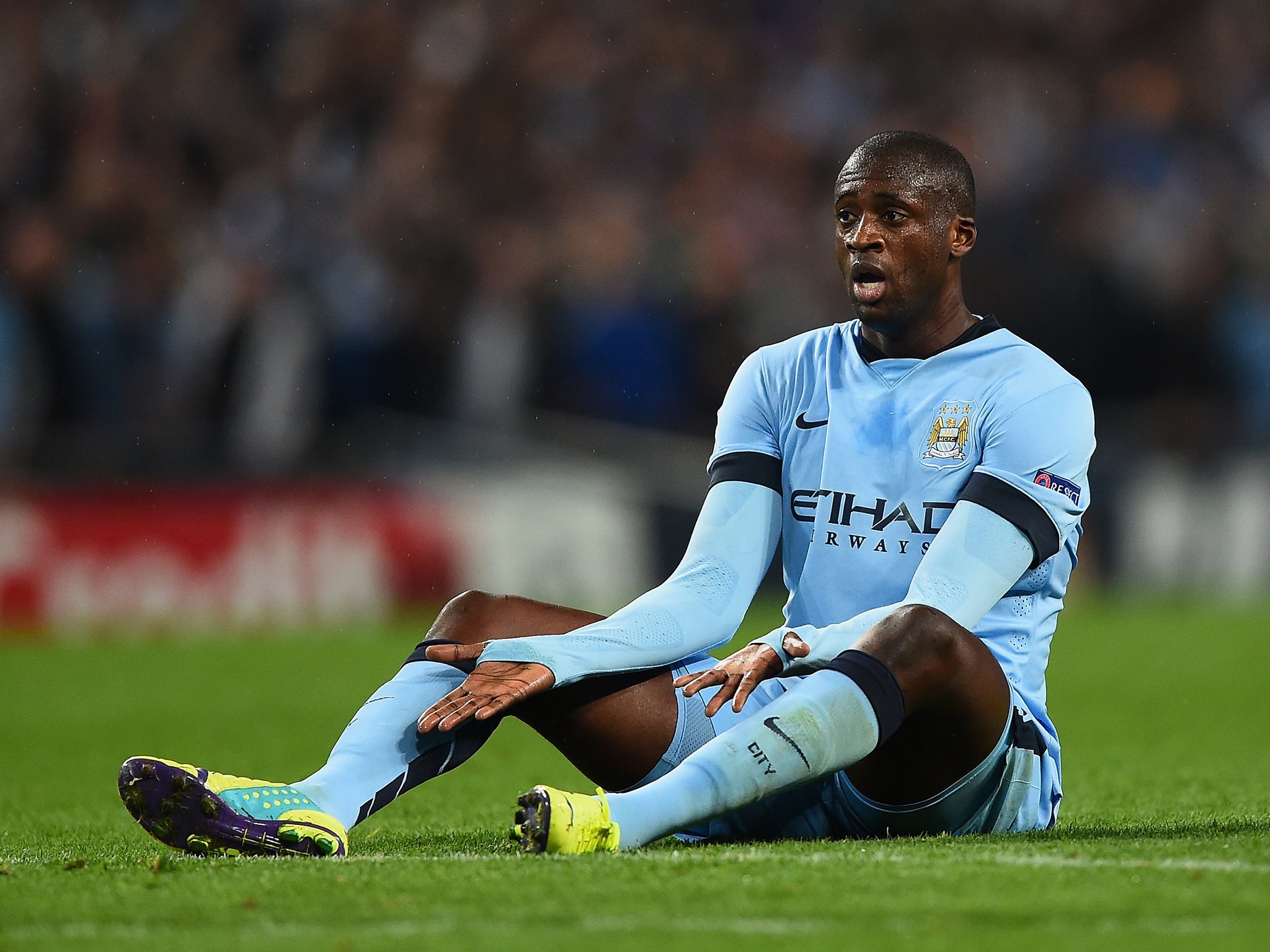 Manchester City midfielder Yaya Toure