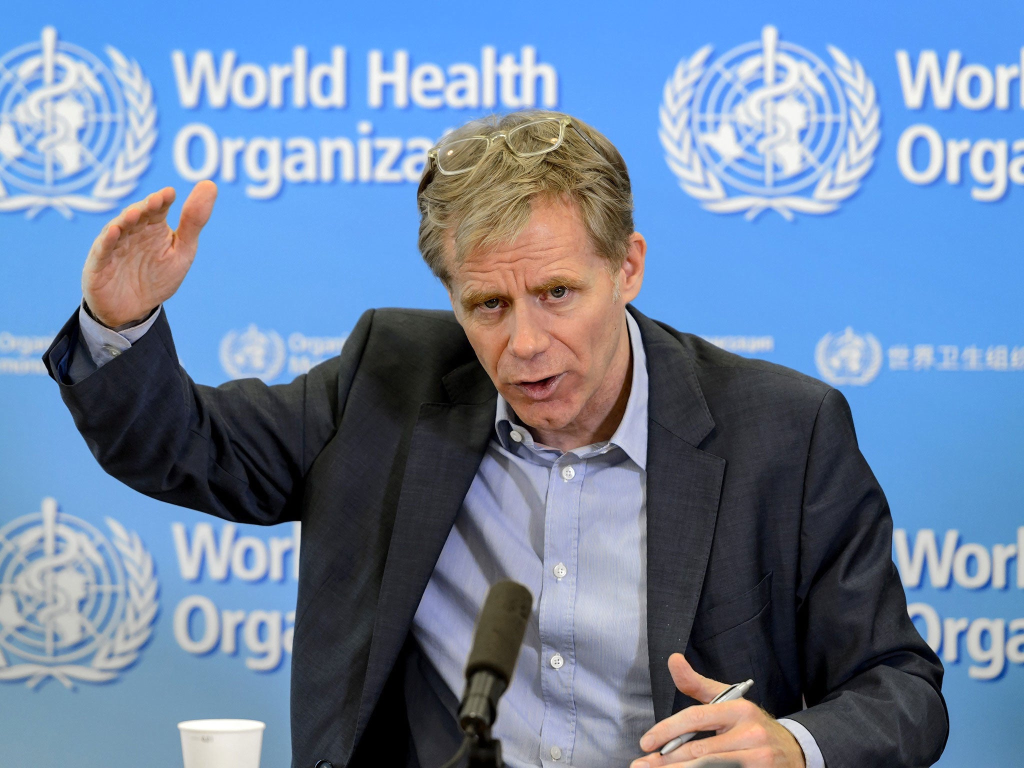 WHO Assistant Director General Bruce Aylward has said the number of Ebola infections appears to be slowing in Liberia