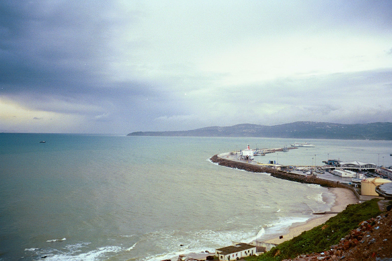 Moroccan city Tangier in the closest land in Africa to Europe