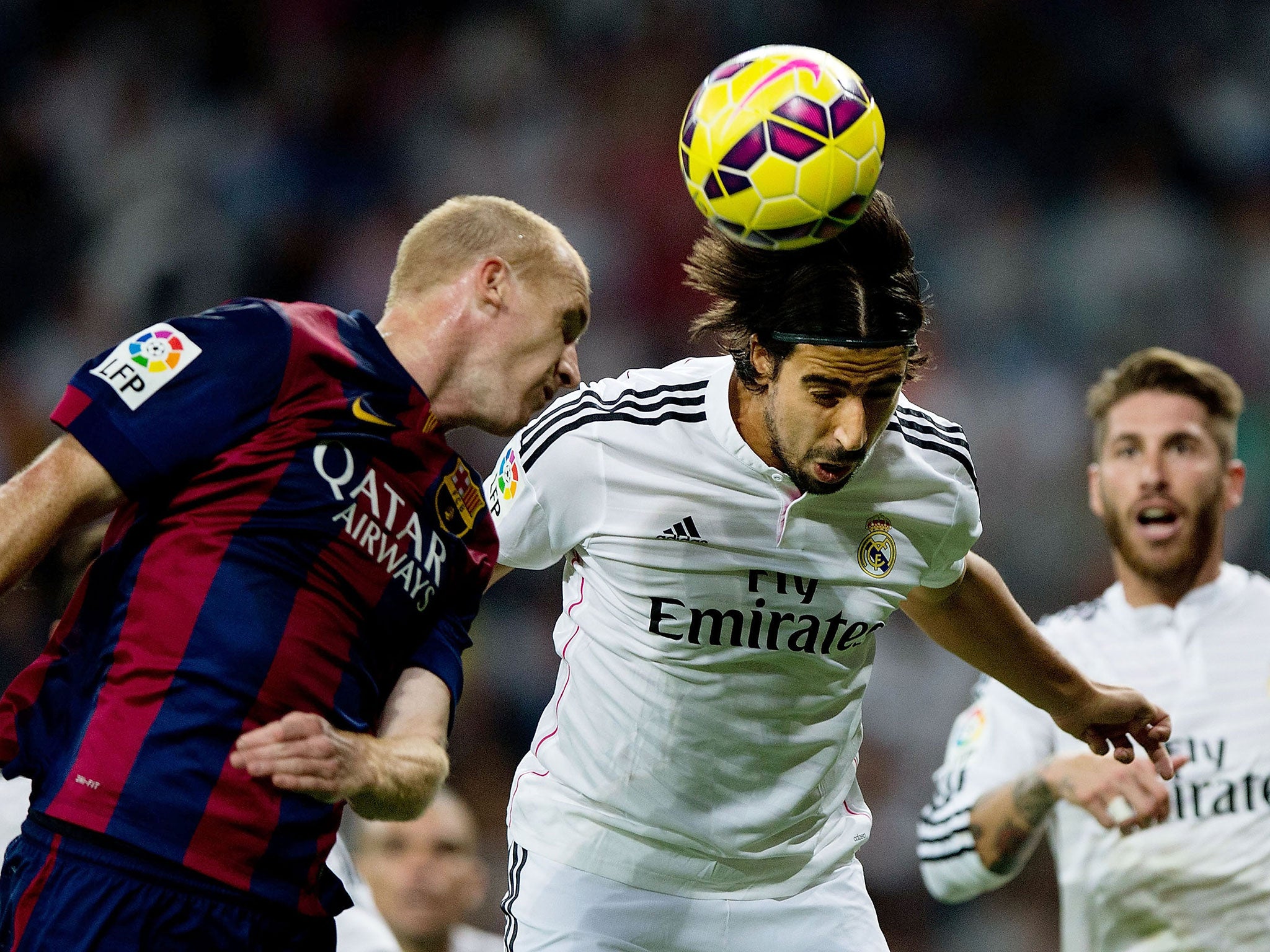 Khedira is in the final year of his Real Madrid contract