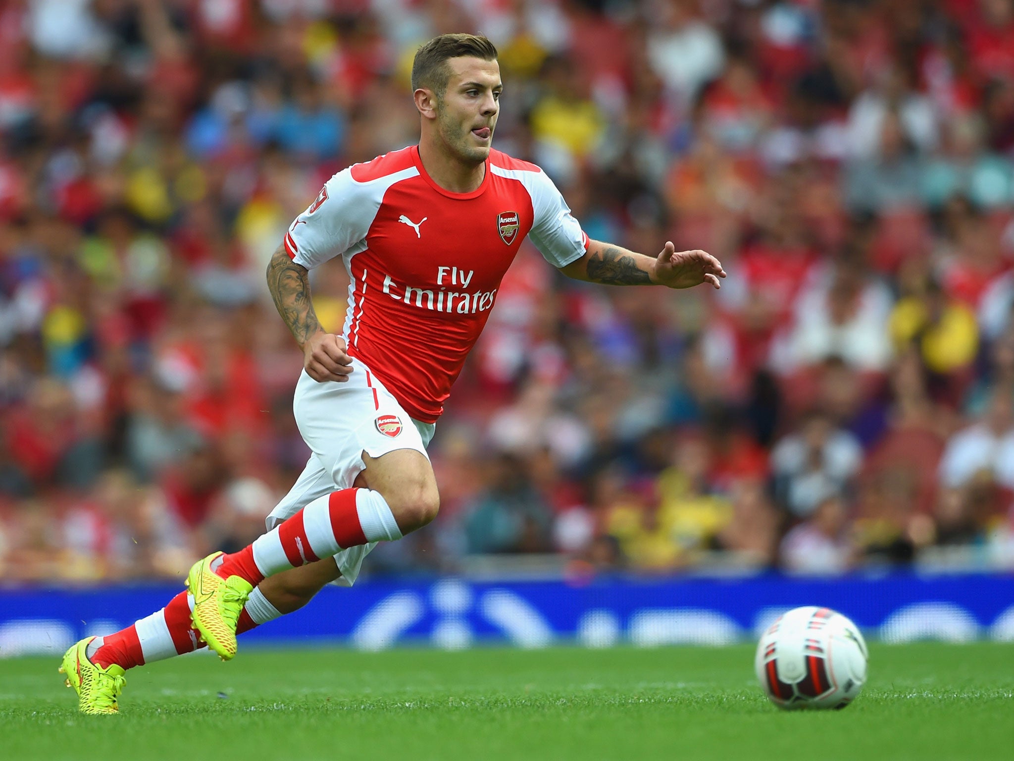 Jack Wilshere has been ruled out of Arsenal's clash with Burnley