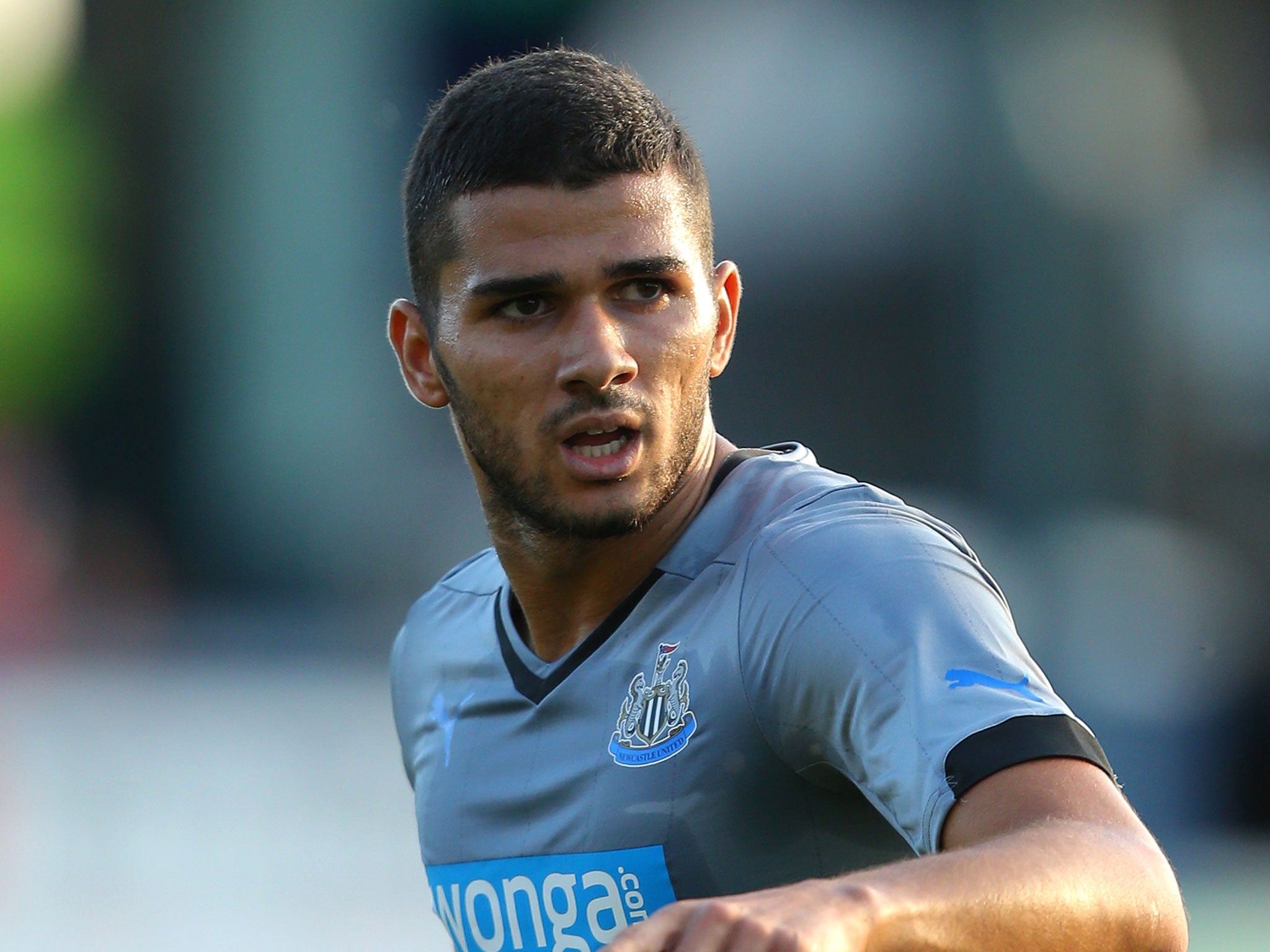 Newcastle midfielder Mehdi Abeid