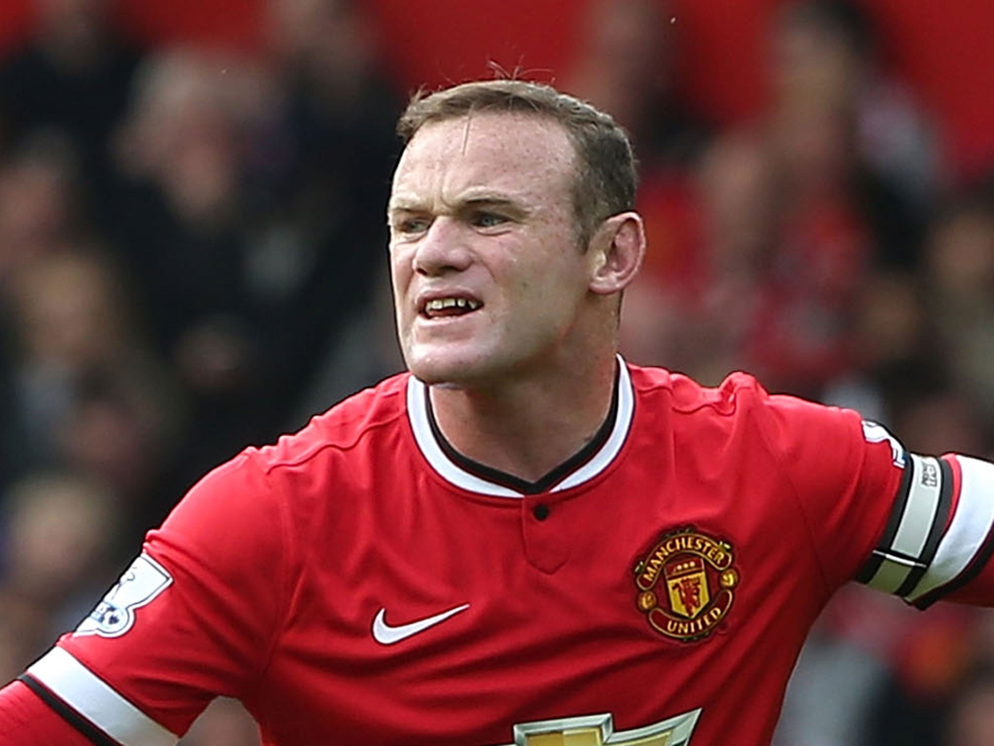 Wayne Rooney in action for Manchester United