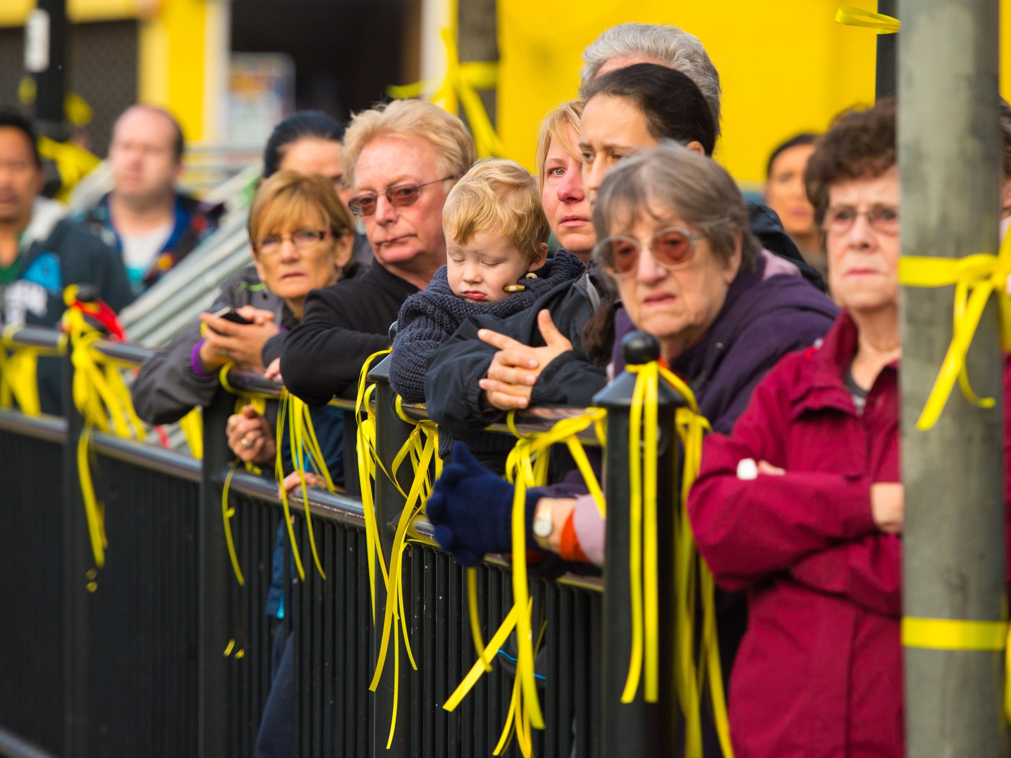 Hanwell was covered in yellow ribbons after Alice went missing