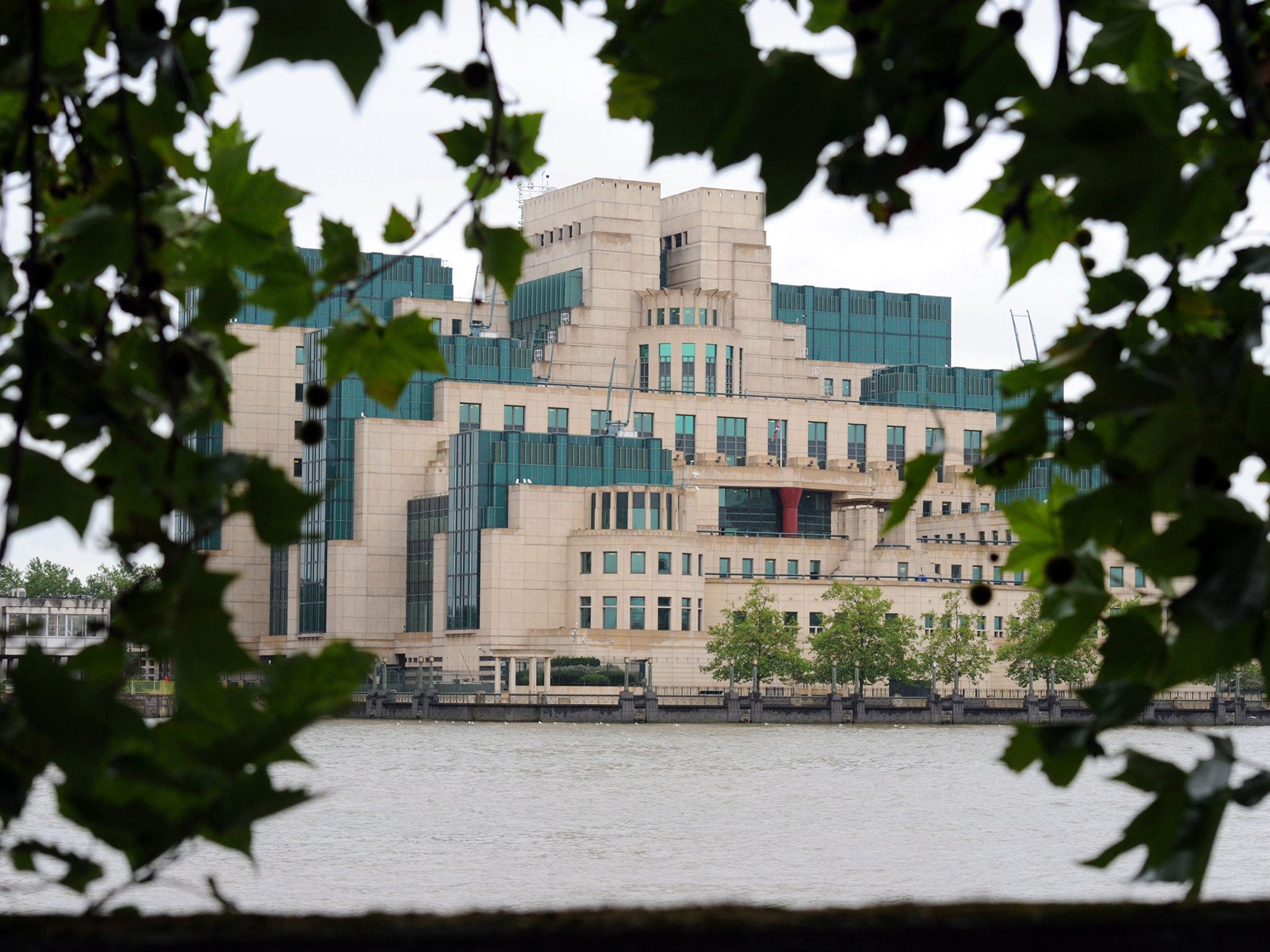 The British Secret Intelligence Services Headquarters, also know as MI6