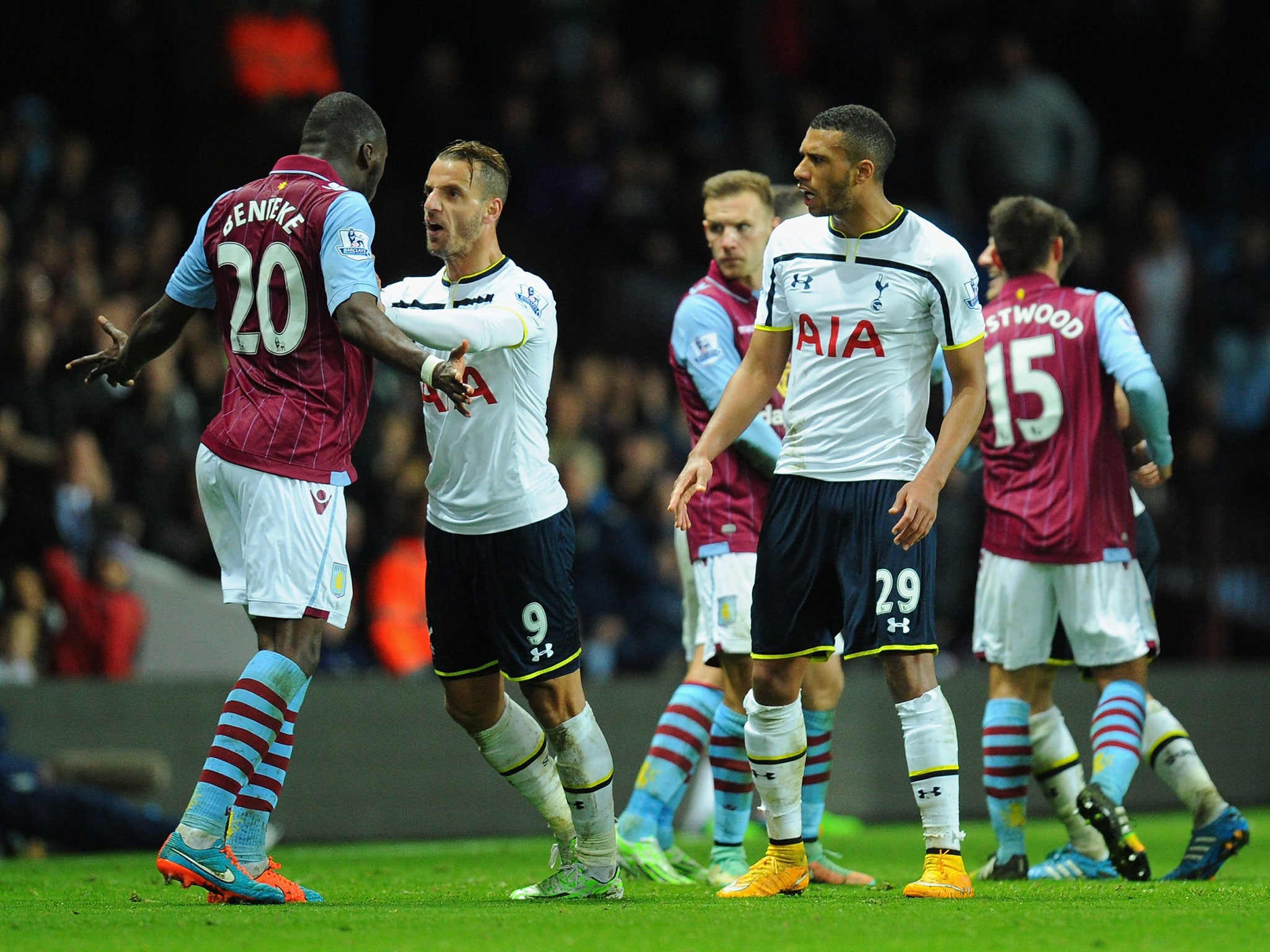 Spurs and Aston Villa have both been charged for failing to control their players