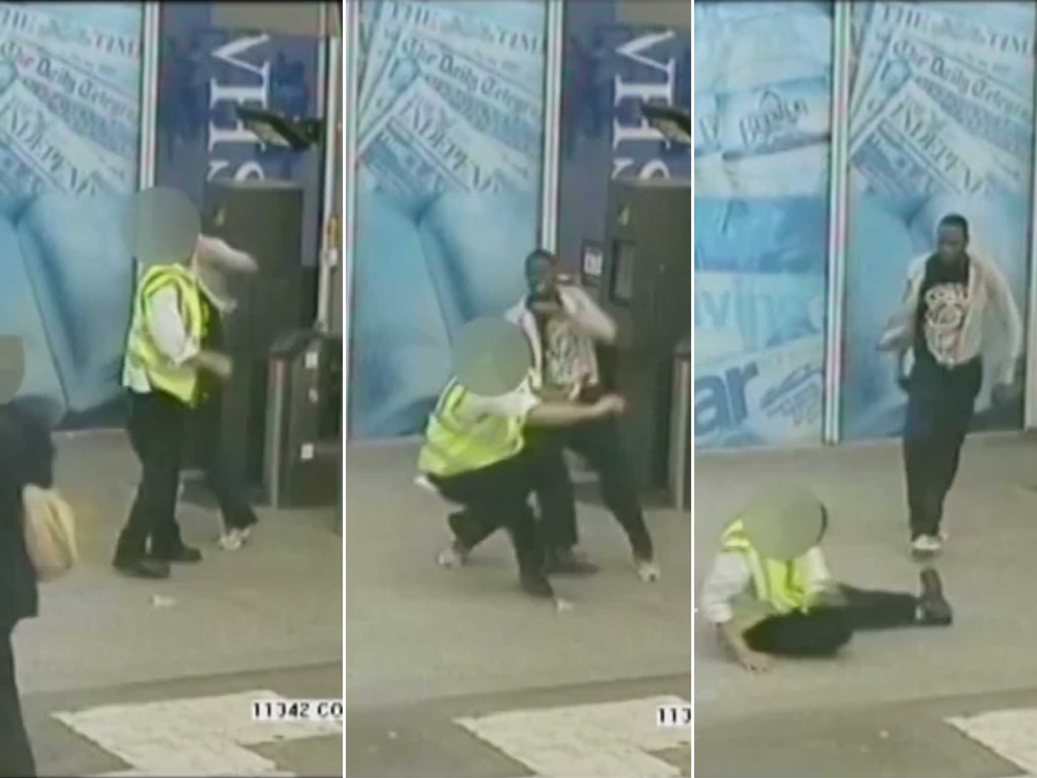 Stills from the footage