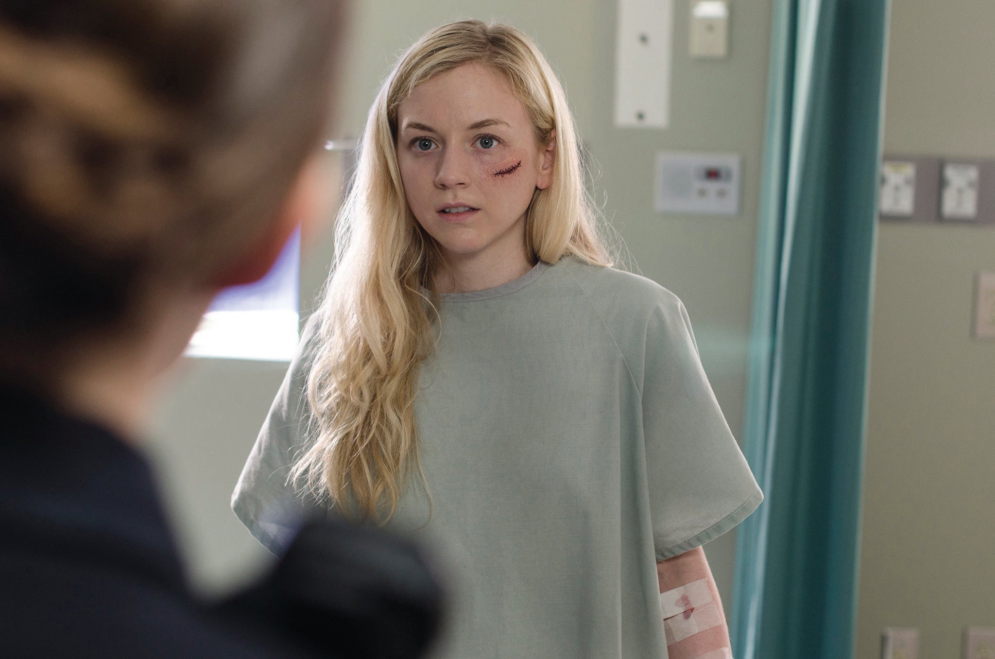 Emily Kinney as Beth in The Walking Dead episode Slabtown