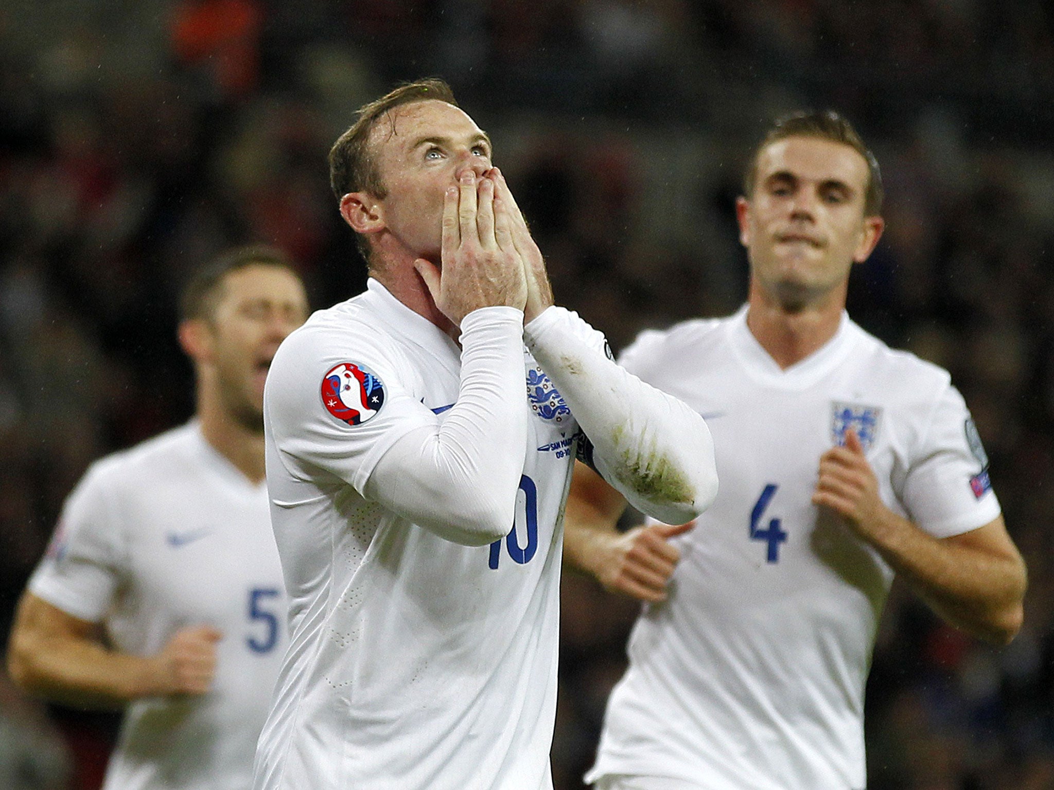 Rooney is set to win his 100th cap for England