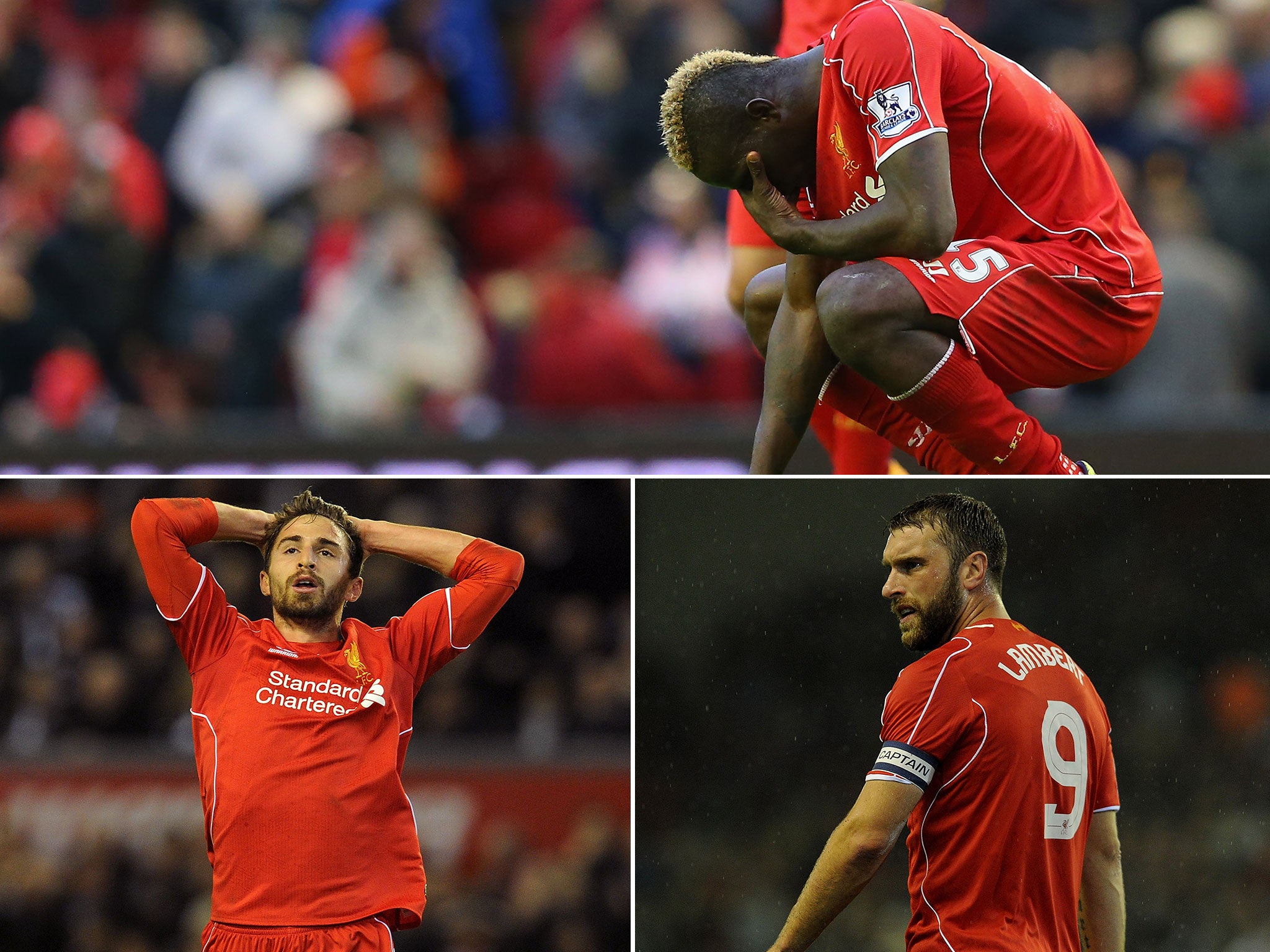 Balotelli, Borini and Lambert have struggled for goals this season