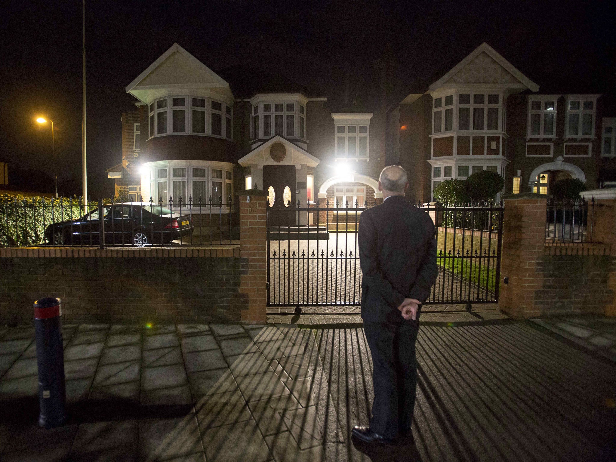 North Korea’s embassy on Gunnersbury Avenue, W5