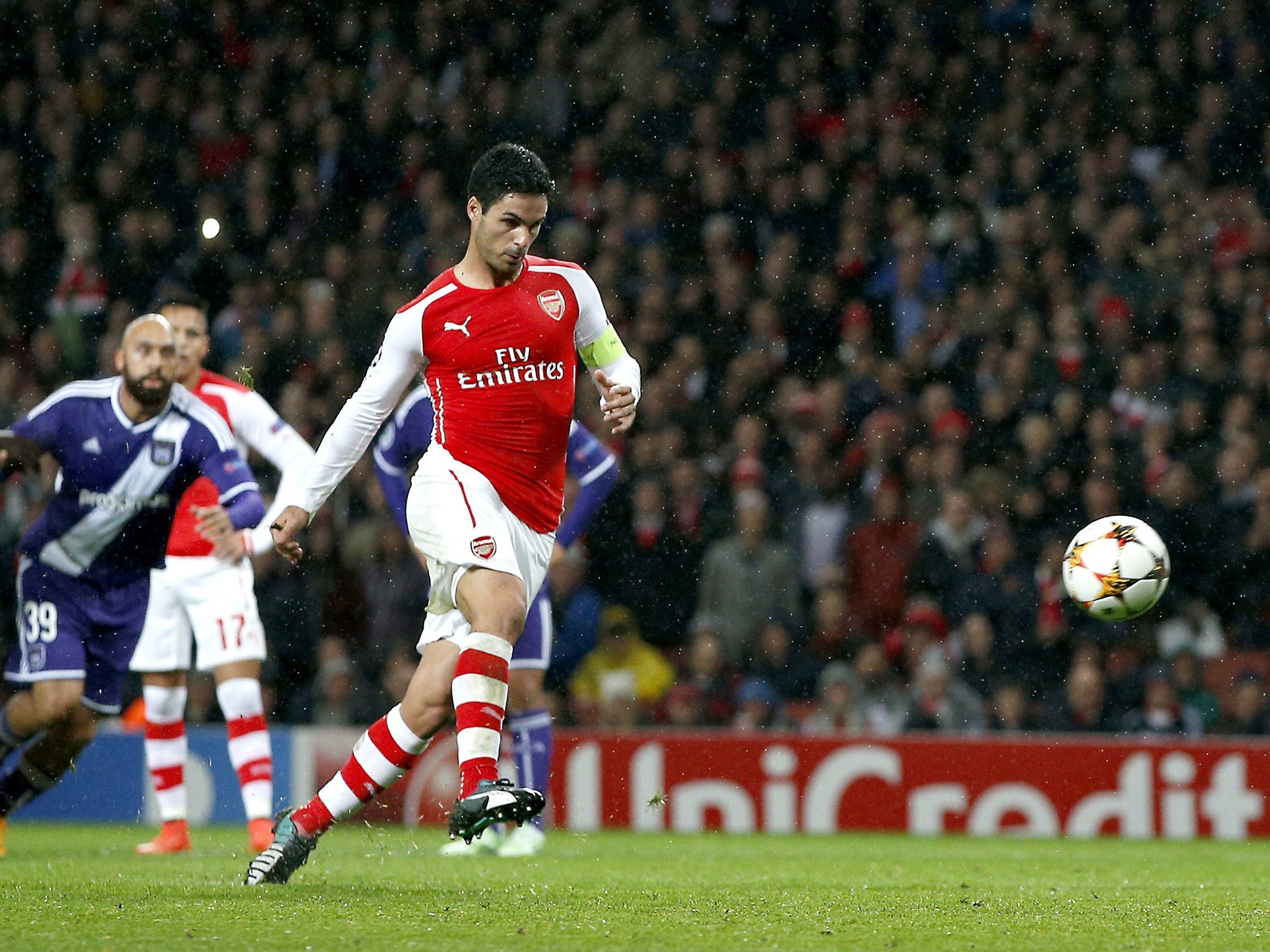 Arteta will miss the trip to Swansea with a hamstring strain