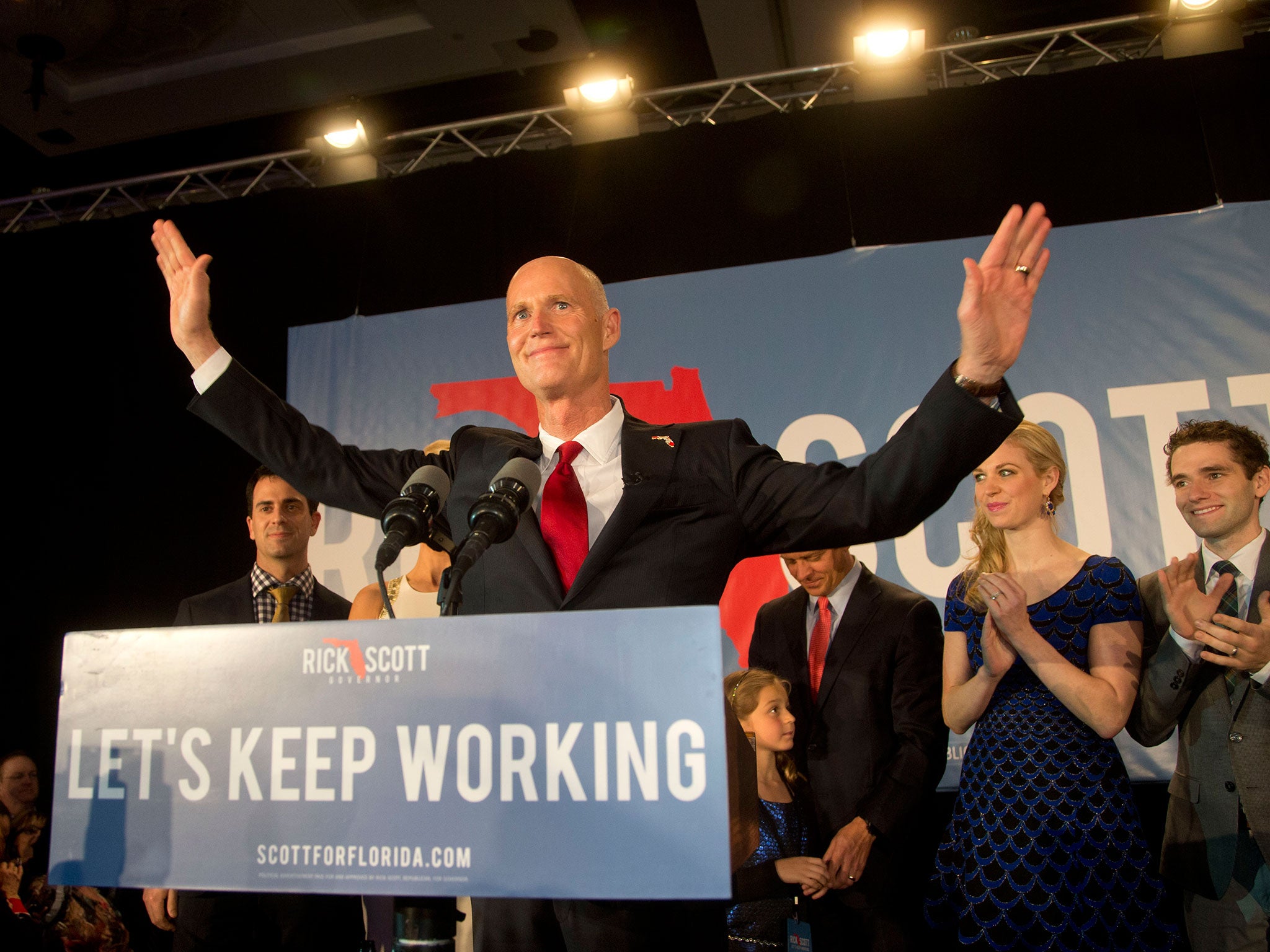 Rick Scott says he is not convinced that humans cause climate change