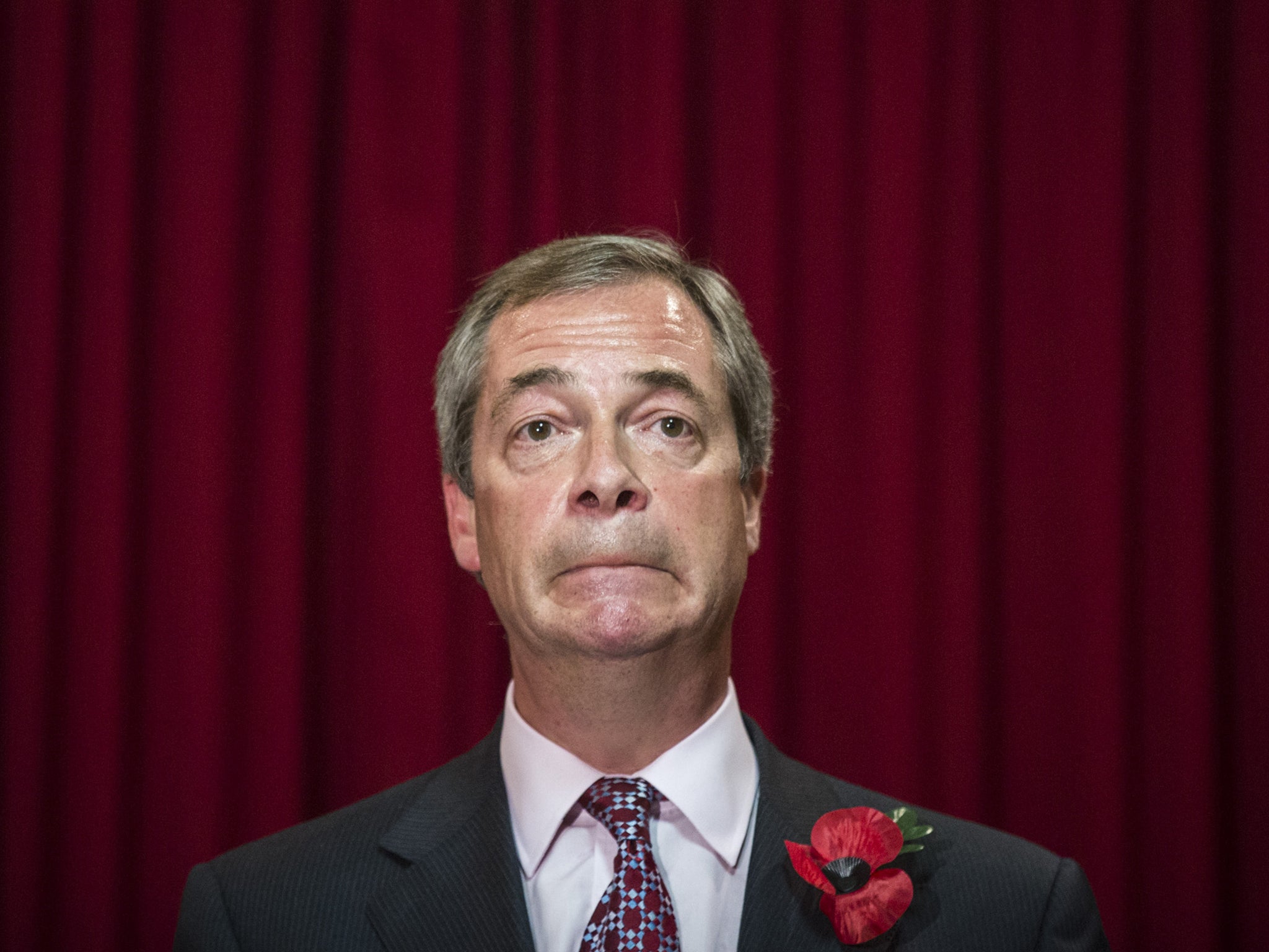 The Ukip leader Nigel Farage