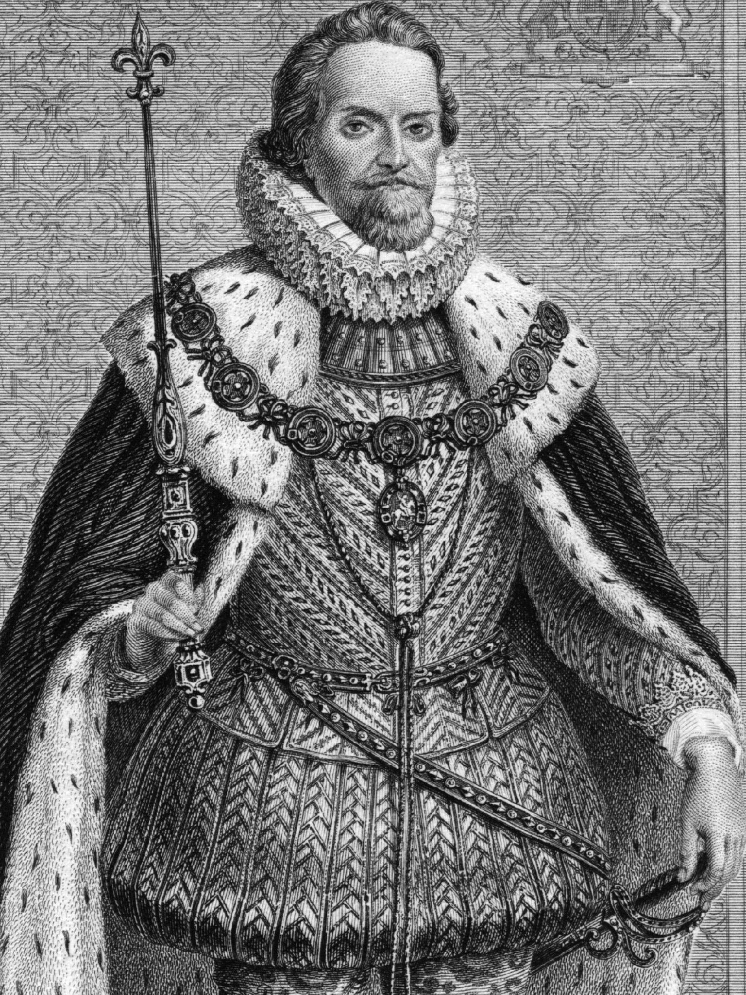 King James I ruled England from 1603 (Getty)