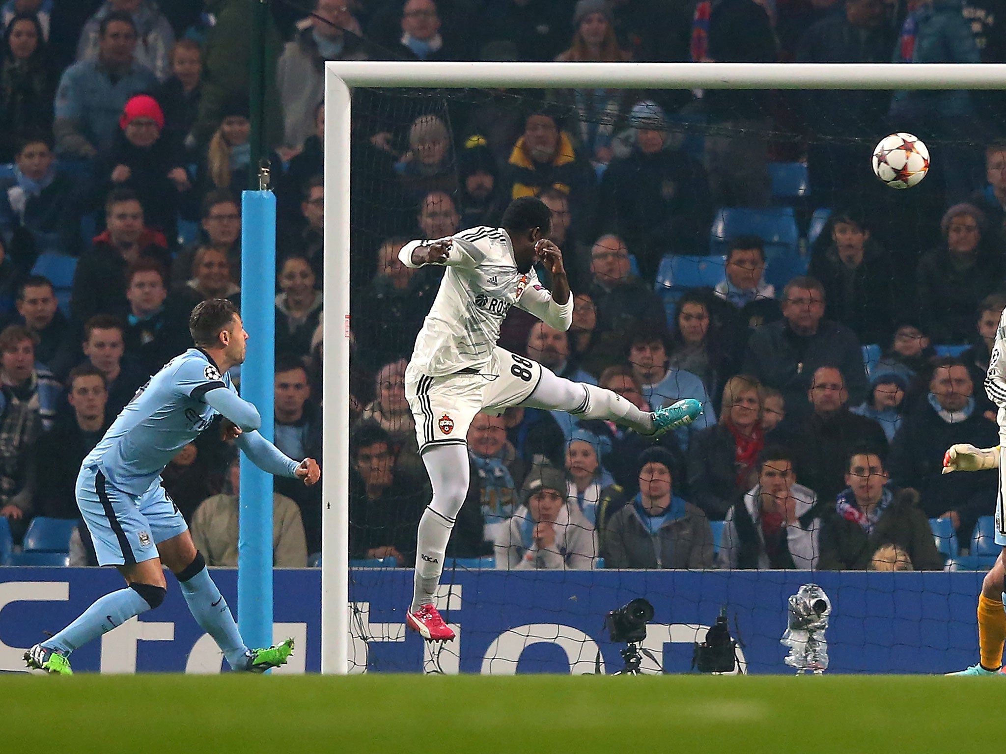 Seydou Doumbia opens the scoring with a free header