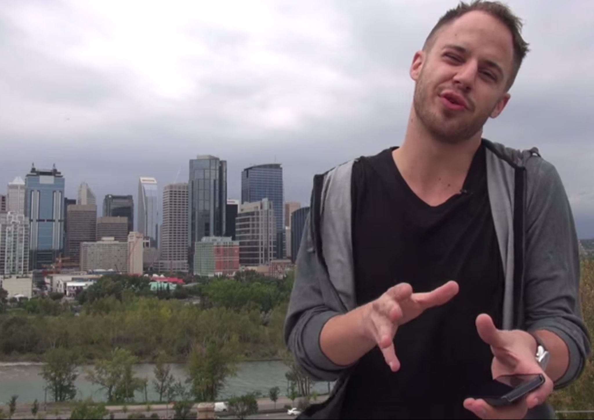 Julien Blanc in one of his #ChokingGirlsAroundtheWorld videos