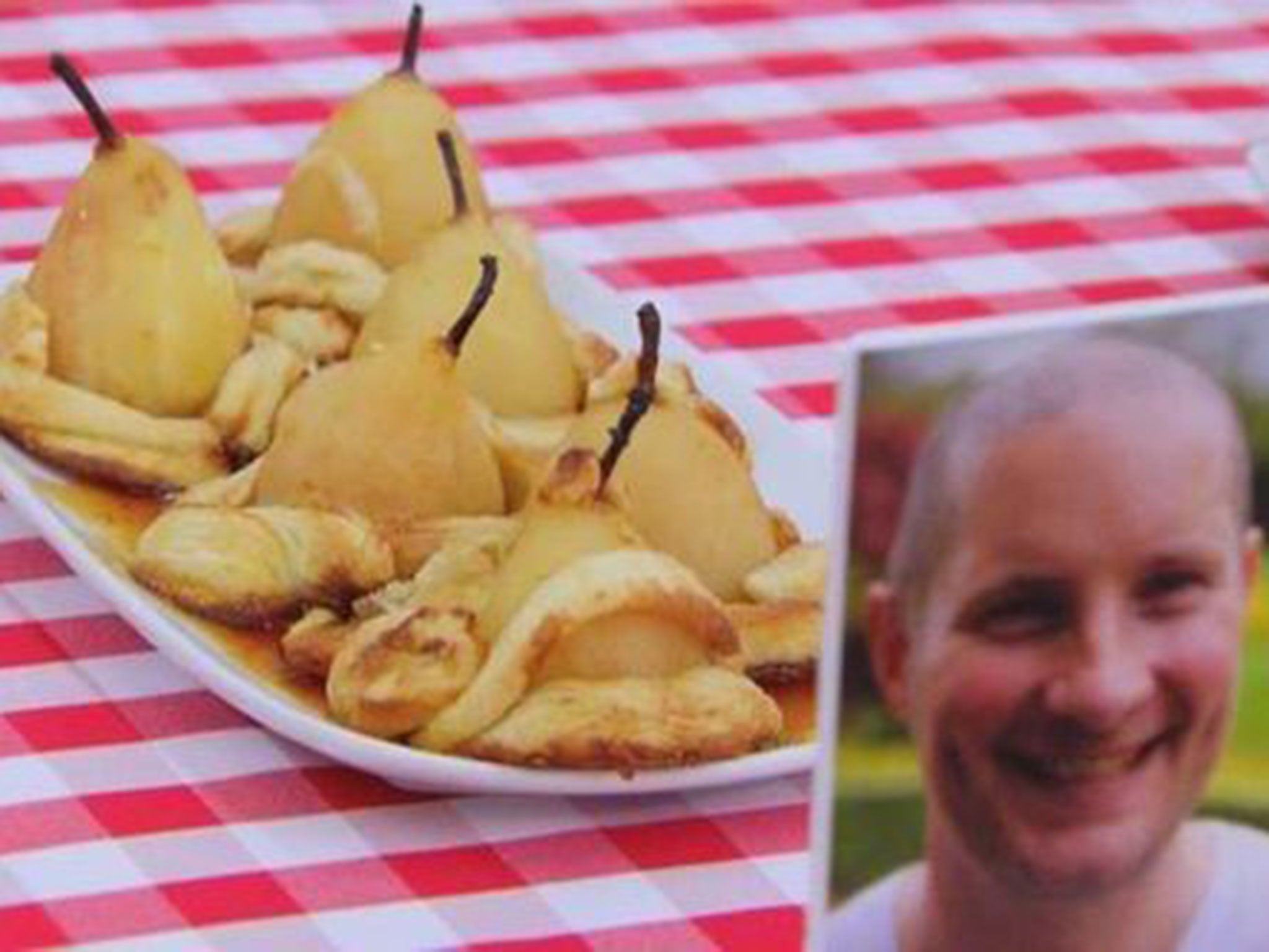 Richard’s mini pear pies on ‘The Great British Bake Off’