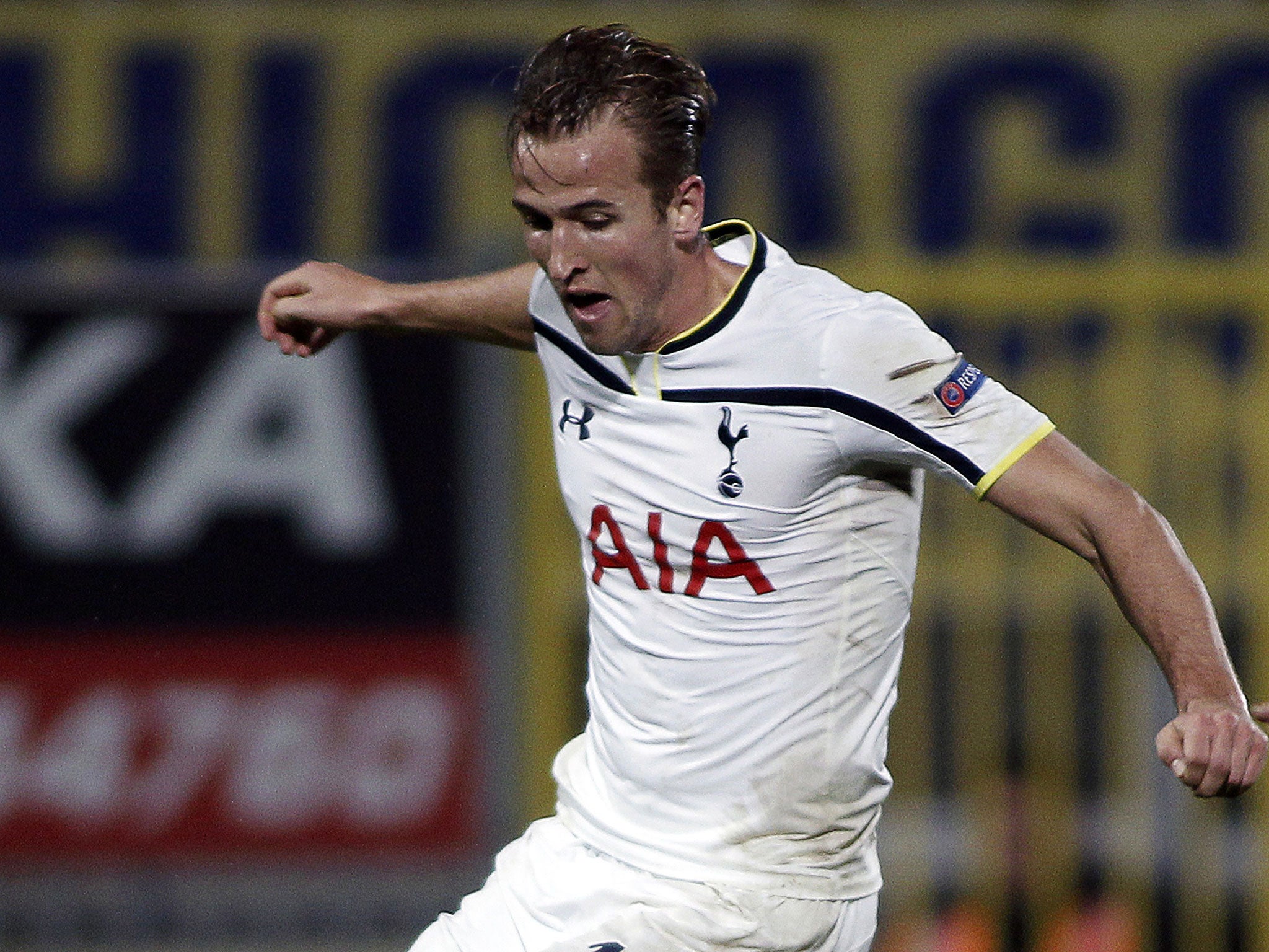 Harry Kane in action for Spurs