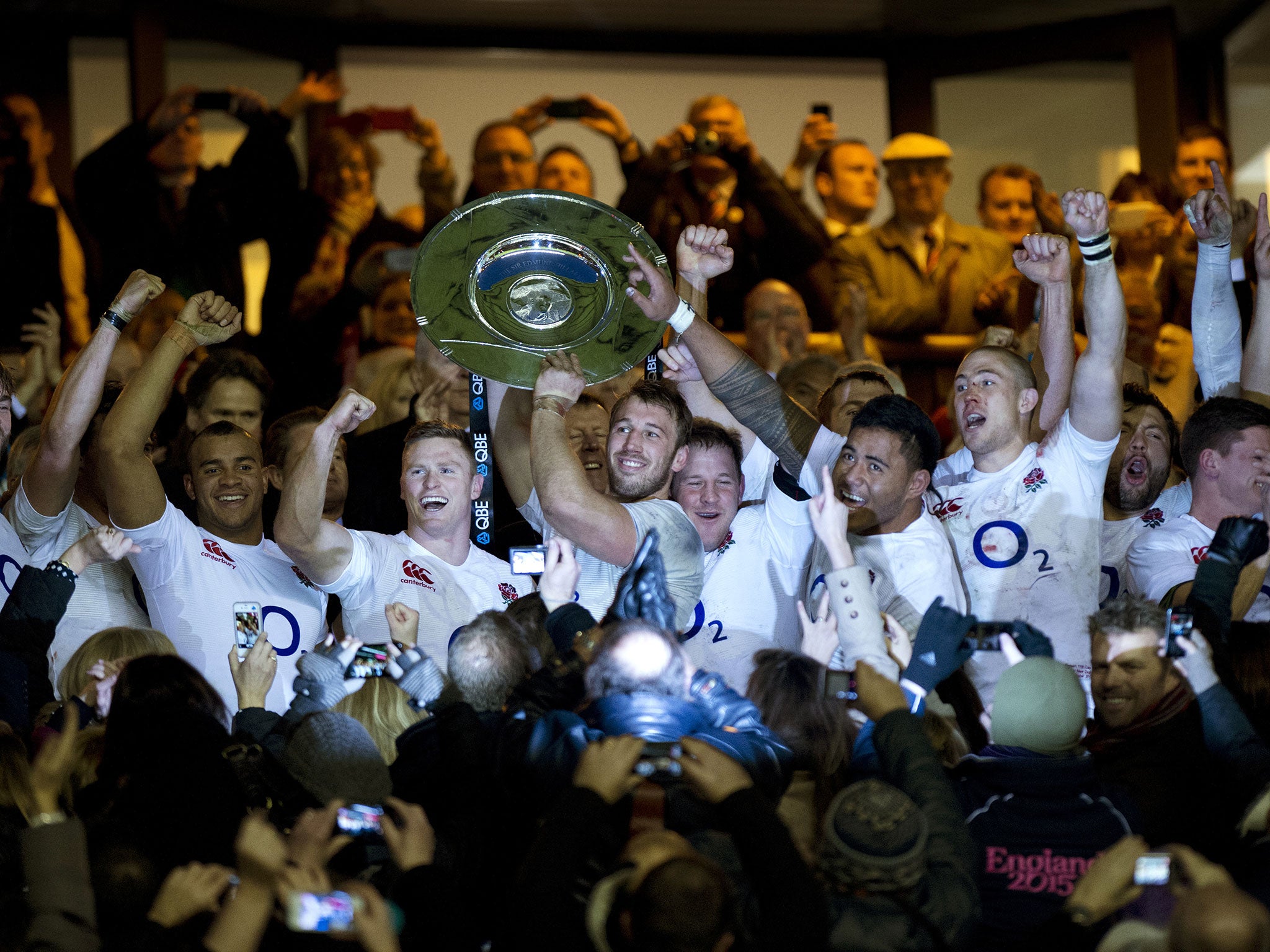 Chris Robshaw guided England to victory over the All Blacks in 2012