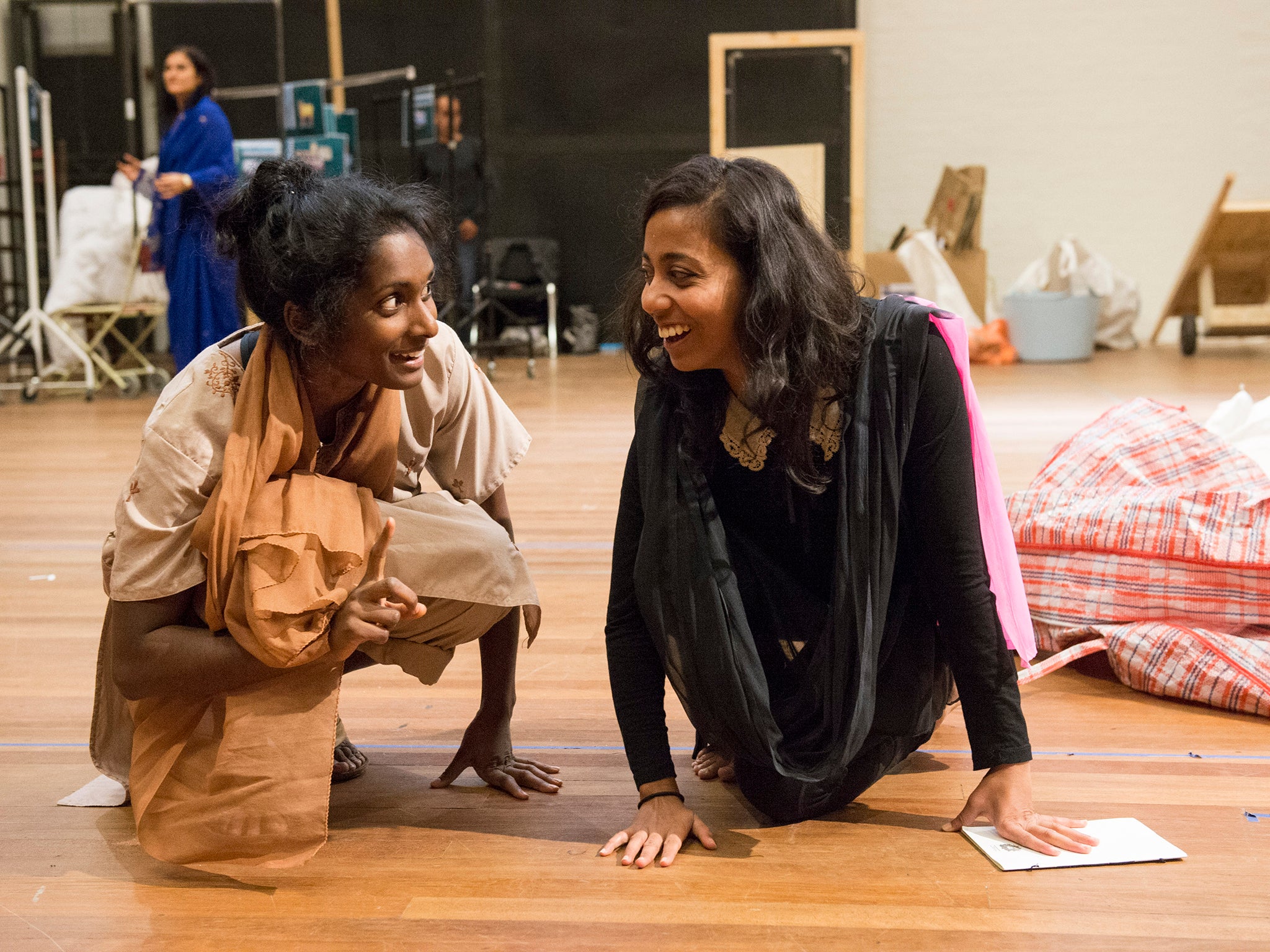 Anneika Rose and Anjana Vasan taken in rehearsals