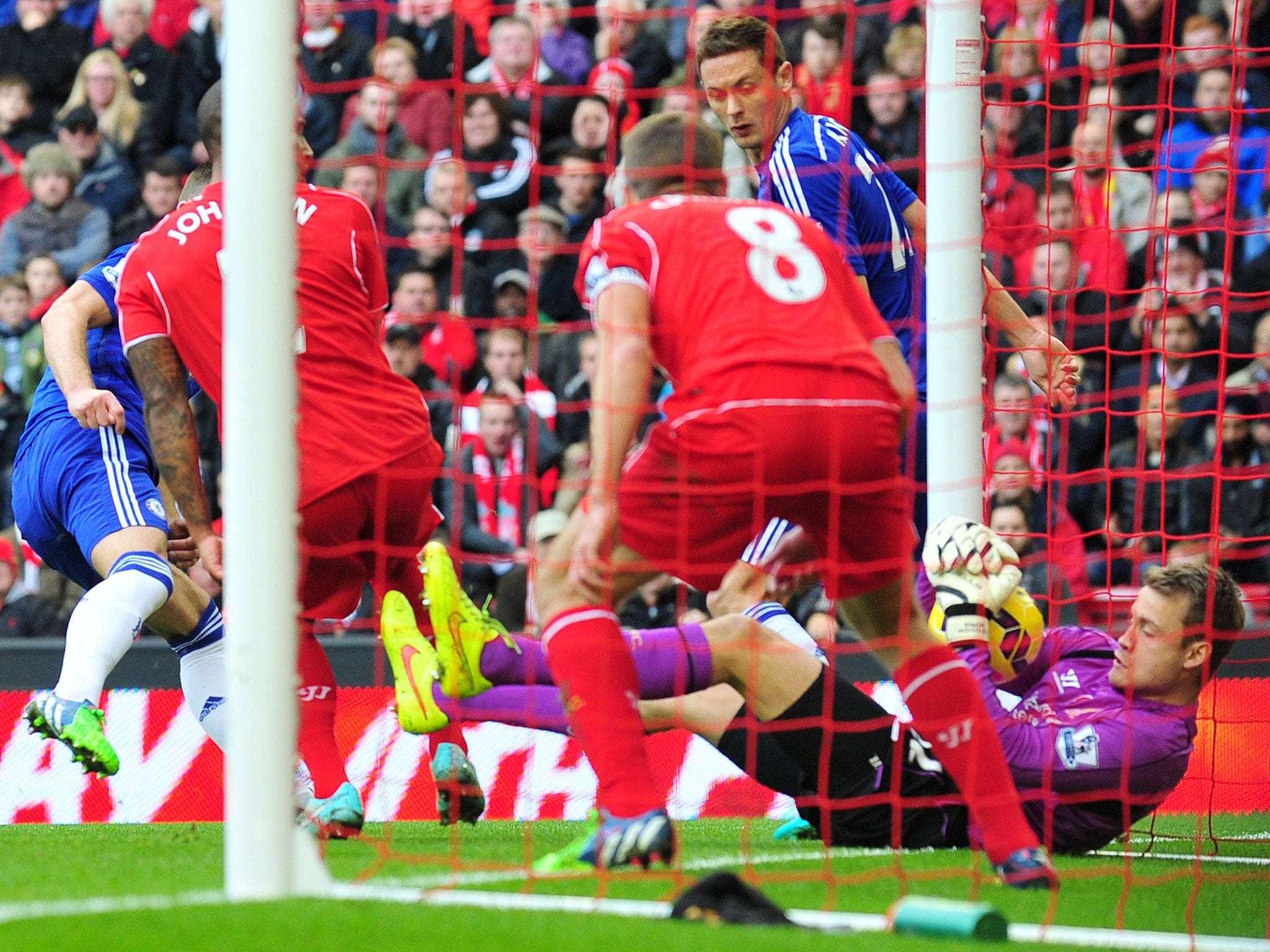 Gary Cahill equalised thanks to goal-line technology