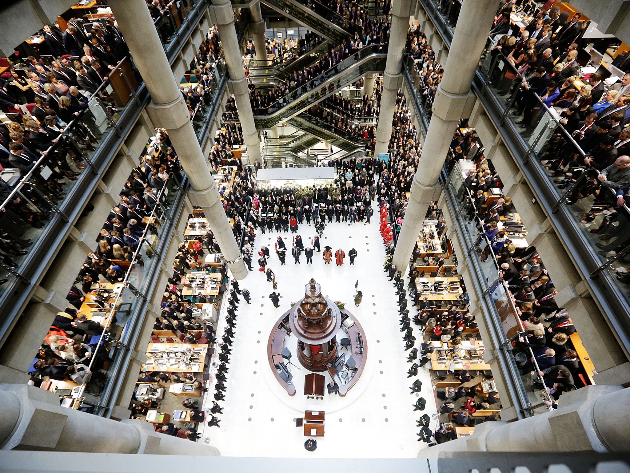 The British way of commemorating its war dead has been consistently understated – as seen in last year’s Lloyds of London Armistice service