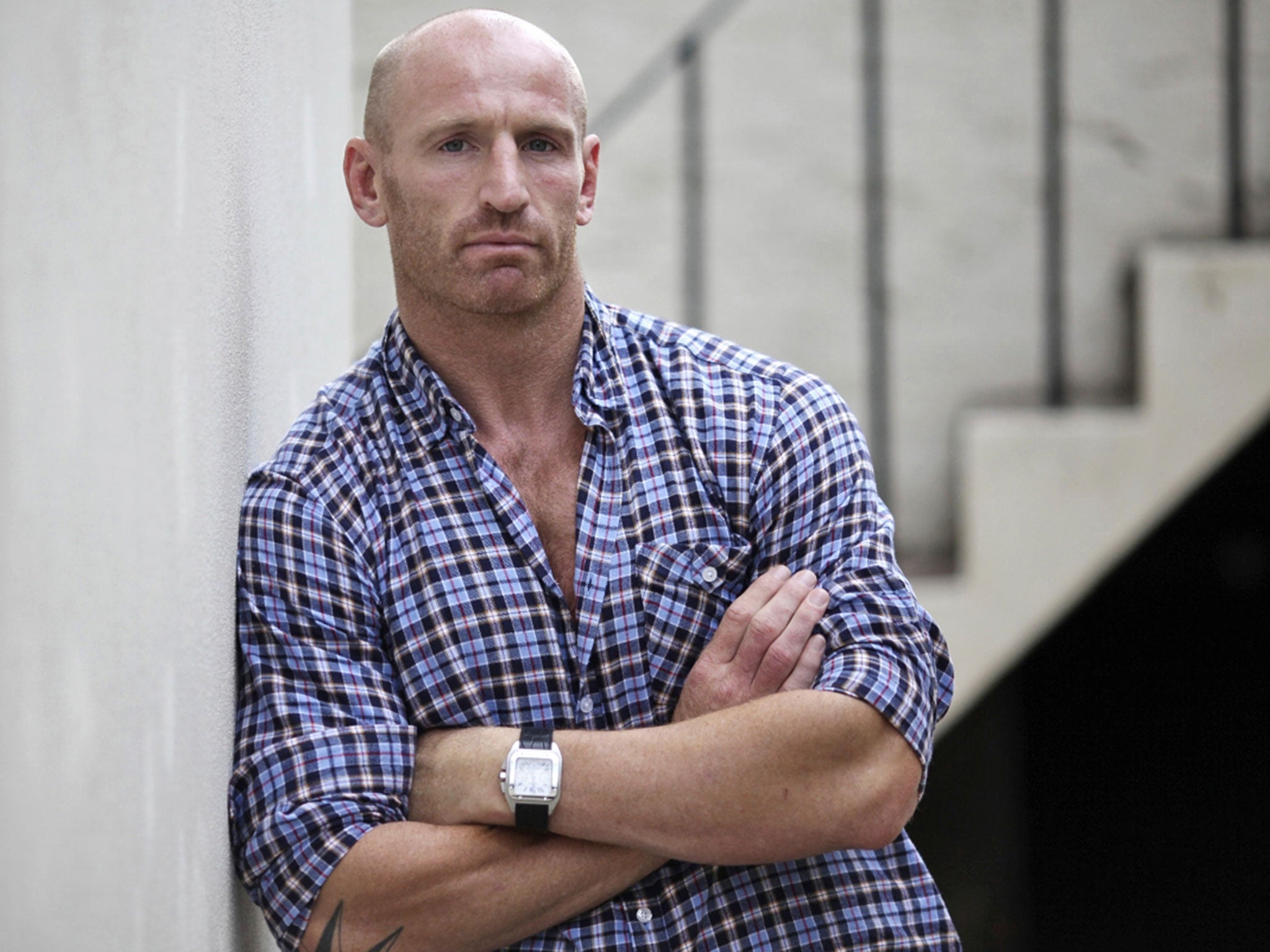 Out loud: Gareth Thomas has received great support since revealing he is gay