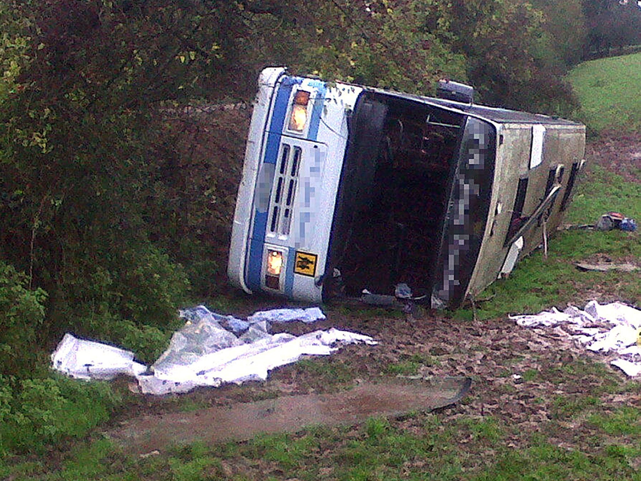 Image of the bus provided by West Midlands Ambulance Service