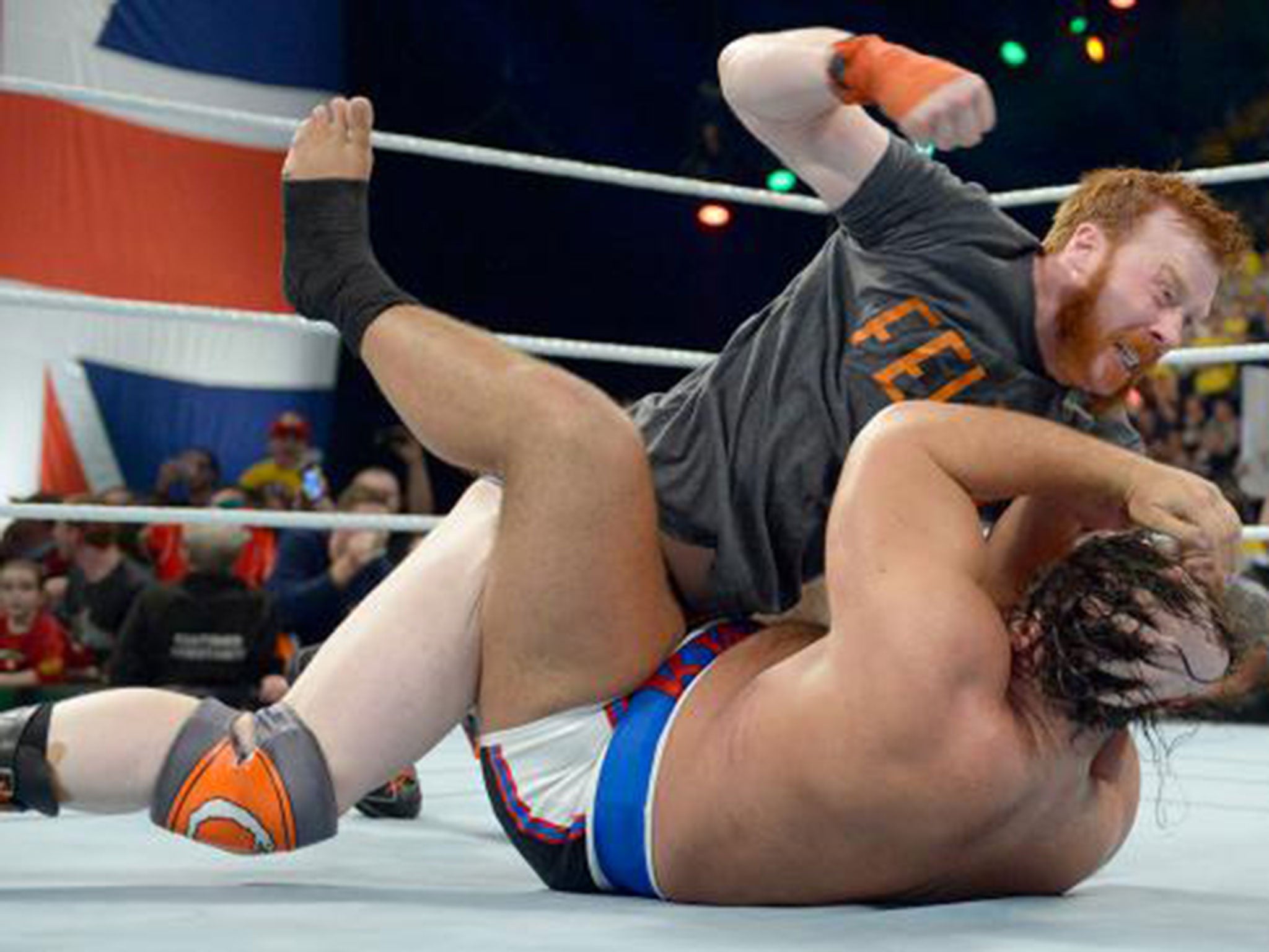Sheamus and Rusev were in a feud before the Irishman was injured