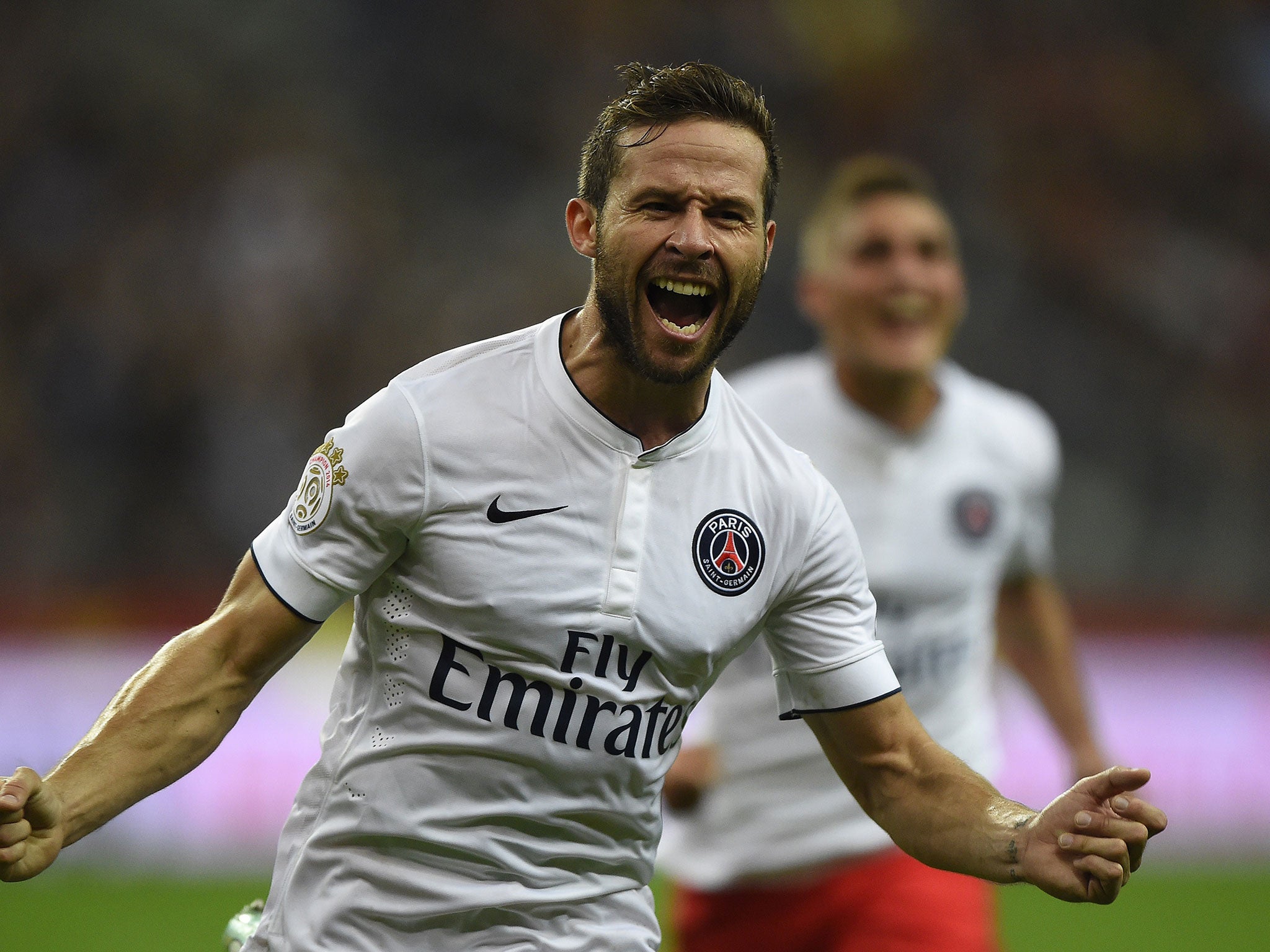 Paris Saint-Germain midfielder Yohan Cabaye