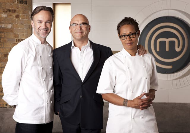 The judges: Marcus Wareing, Gregg Wallace and Monica Galetti