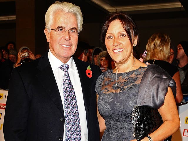 Max Clifford with ex-wife Jo Westwood in 2012