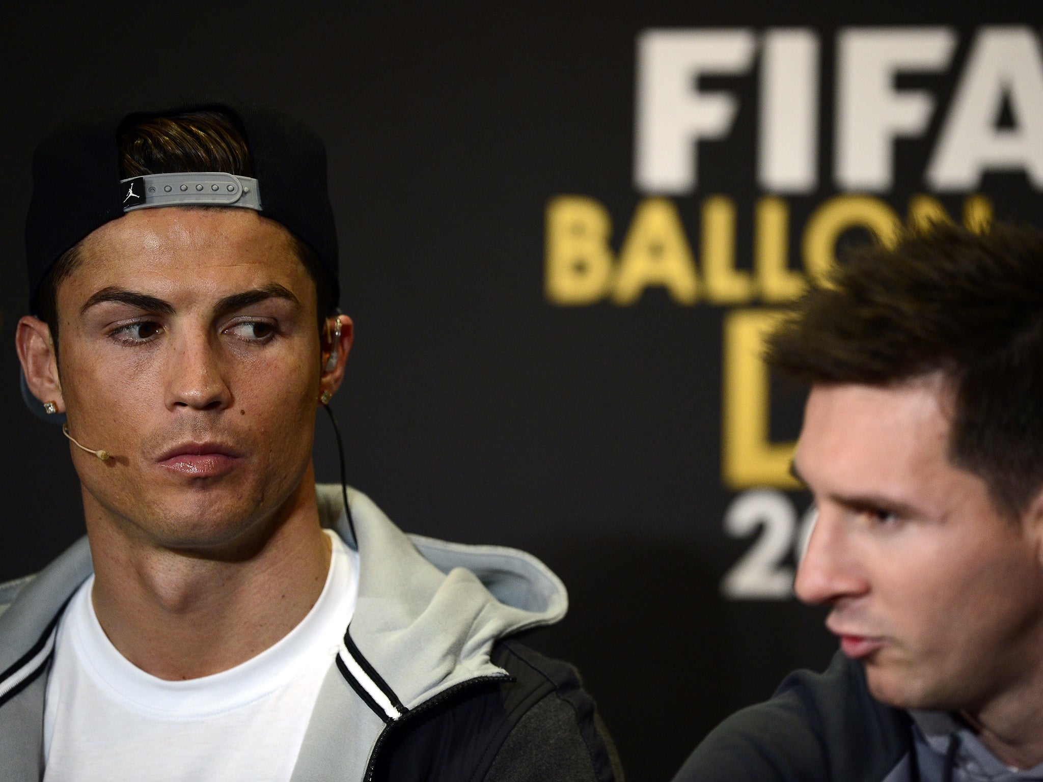 Cristiano Ronaldo and Lionel Messi