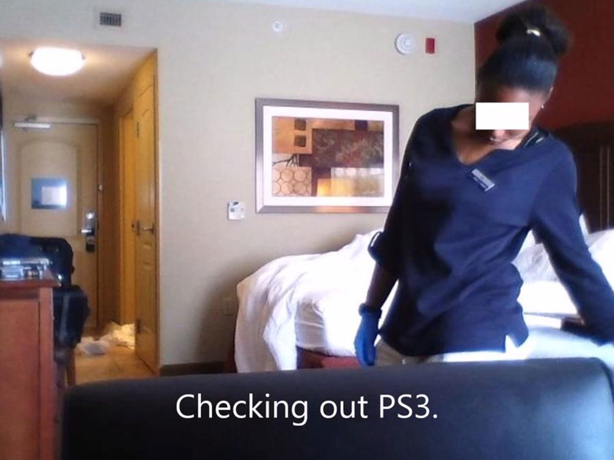 Stravix said the woman was 'checking out' his PS3