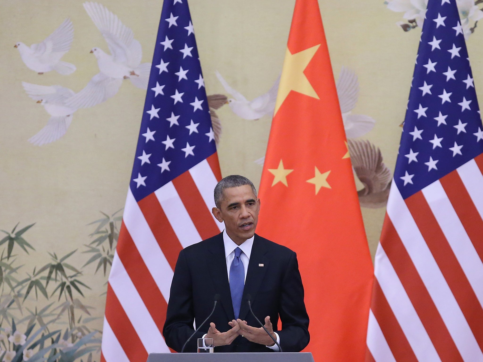 Obama at the Apec Summit earlier this week