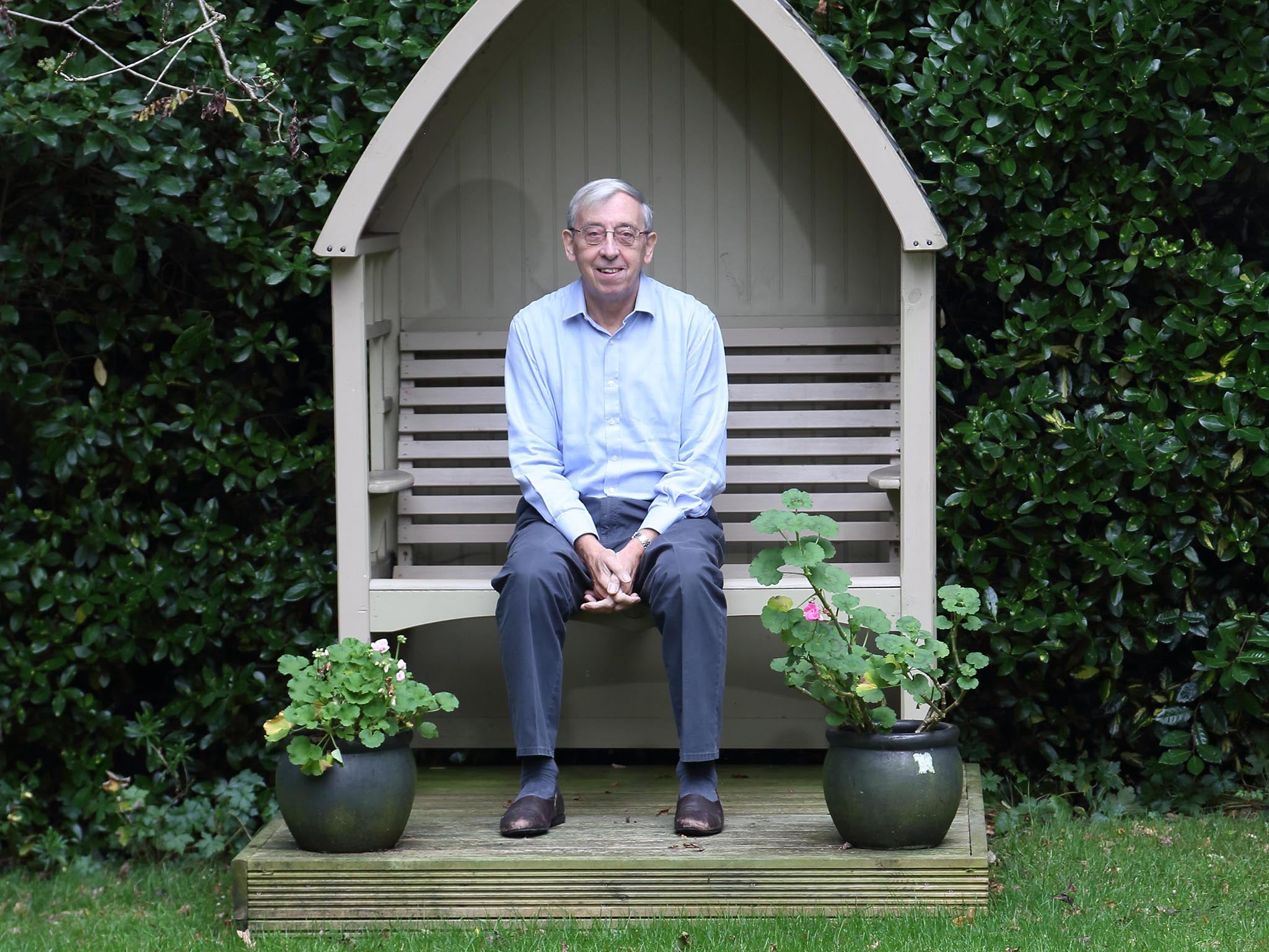 Sir Mike Tomlinson photographed at his home near Amersham, Bucks