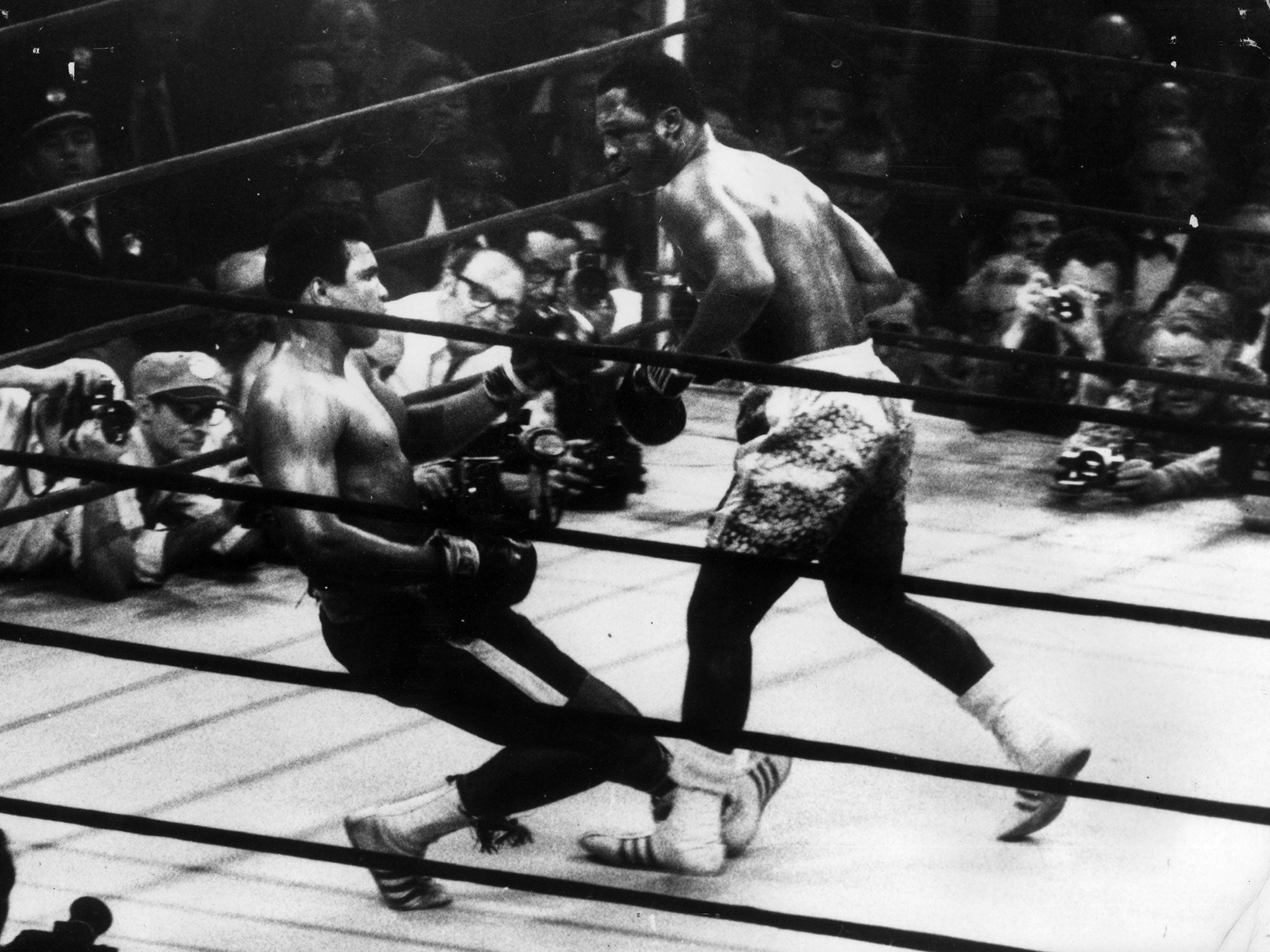 Ali against Frazier