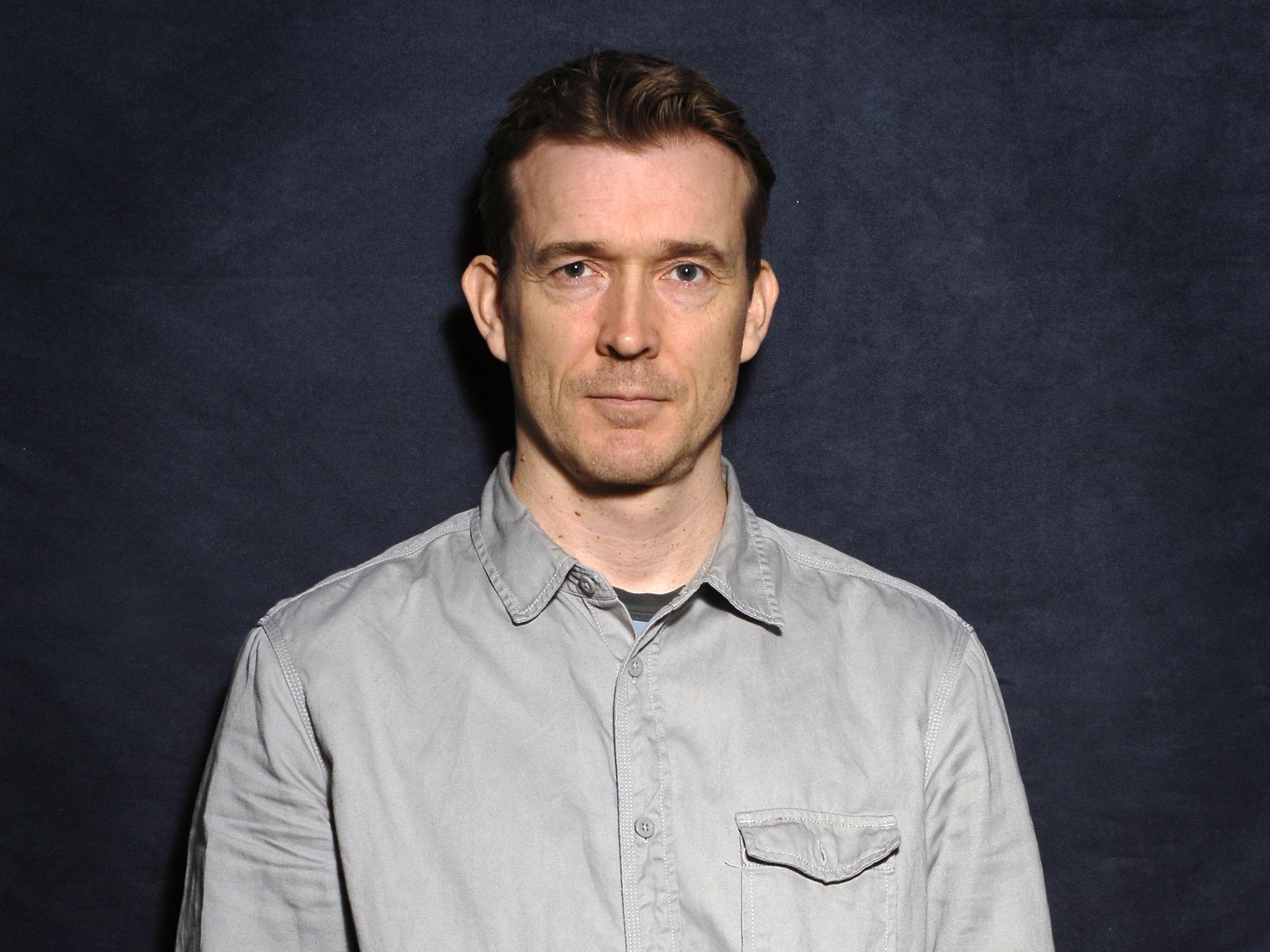 English writer David Mitchell during a portrait session held on December 14, 2011 in Paris, France.