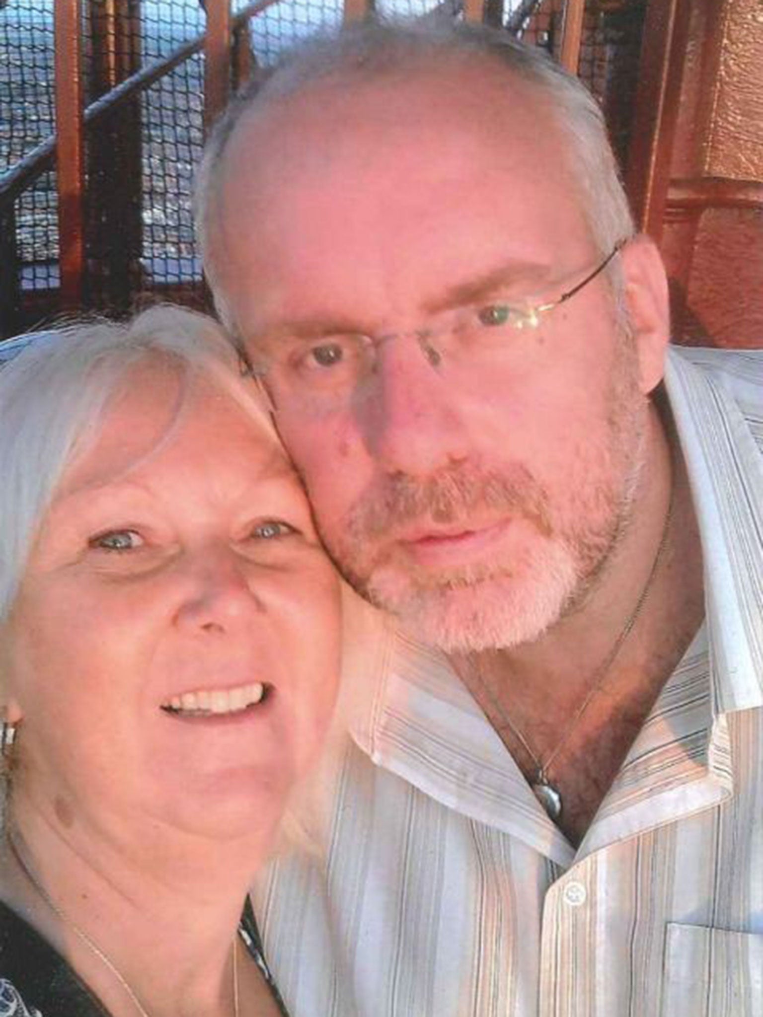 William Spiller with partner Glenys Molyneaux