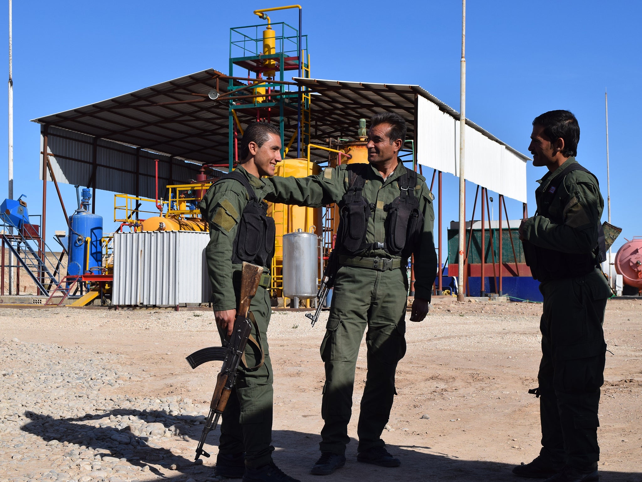 Kurdish oil workers