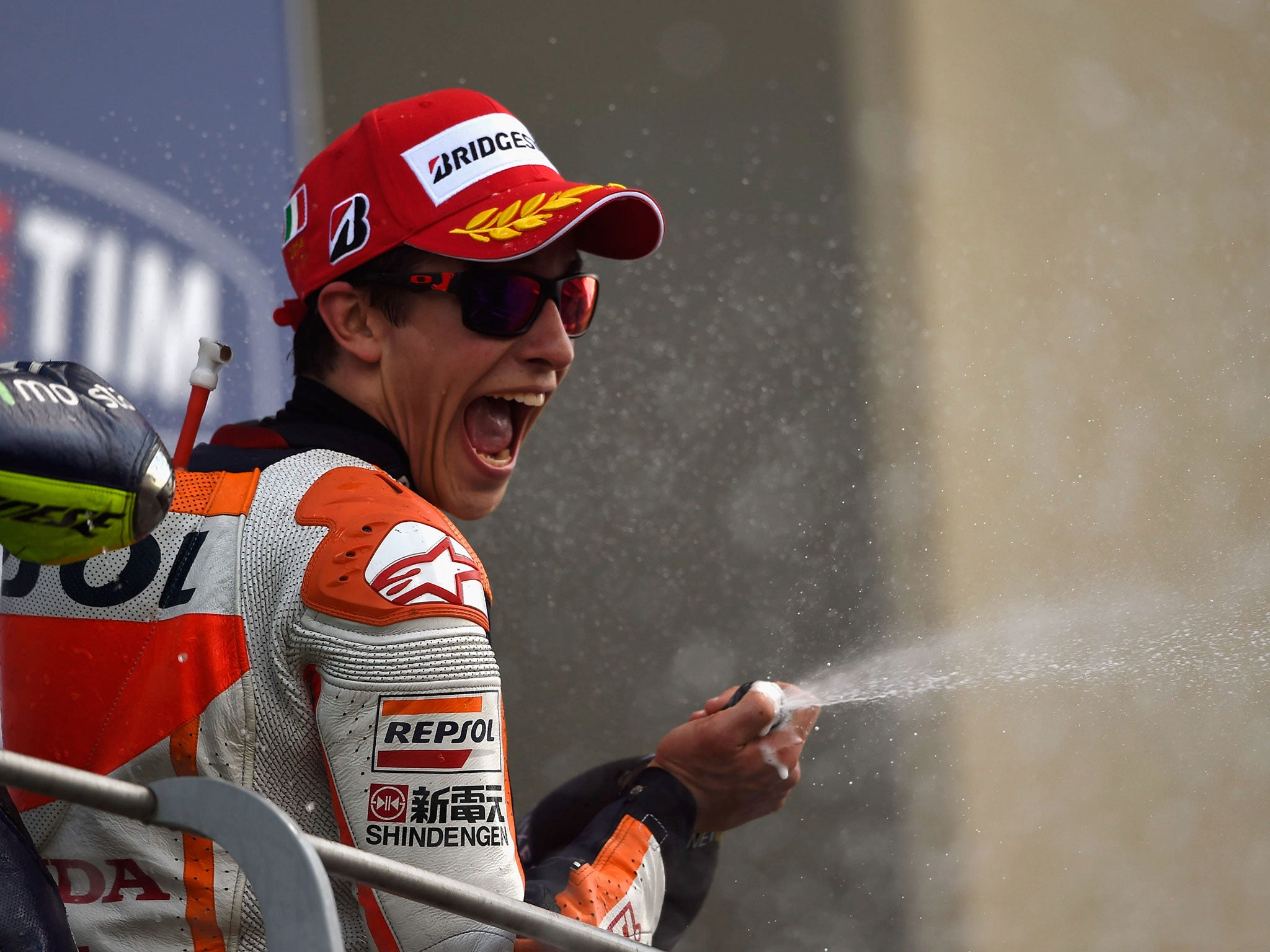 Marc Marquez secured his second title in Valencia
