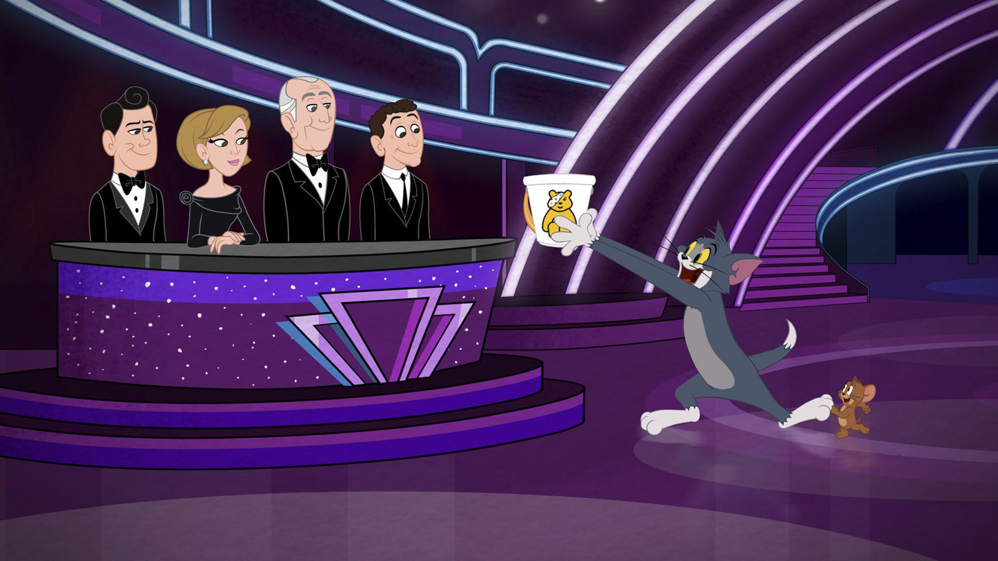 A special BBC show-themed Tom and Jerry cartoon will air tonight