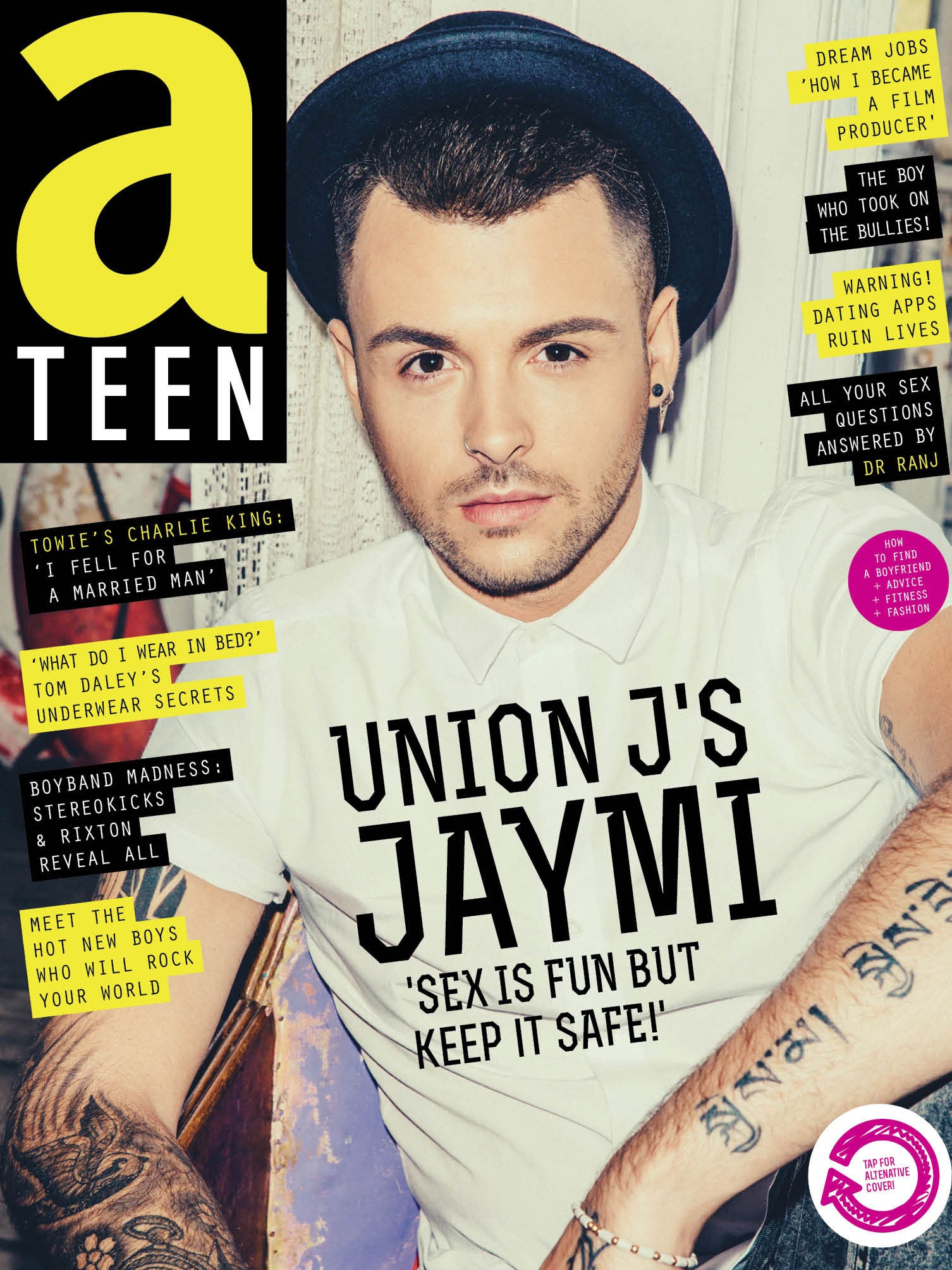 One of the covers of the new aTEEN magazine