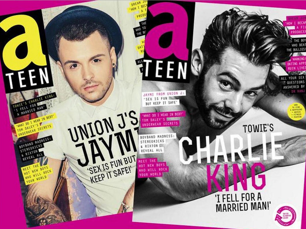 The covers of the new aTEEN magazine