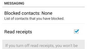 The option to turn off read receipts is under Settings &gt; Privacy (if you've downloaded the beta).