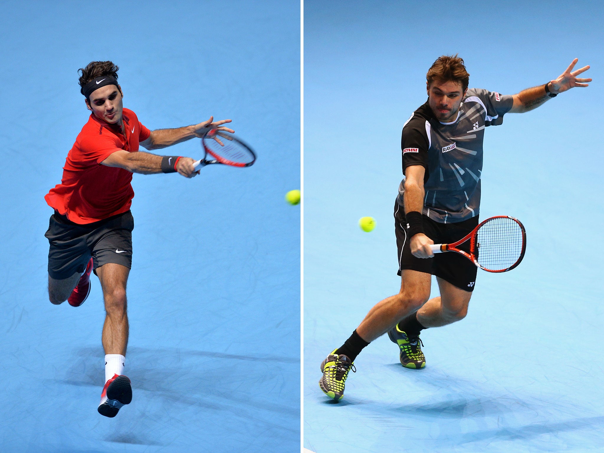 Roger Federer and Stanislas Wawrinka