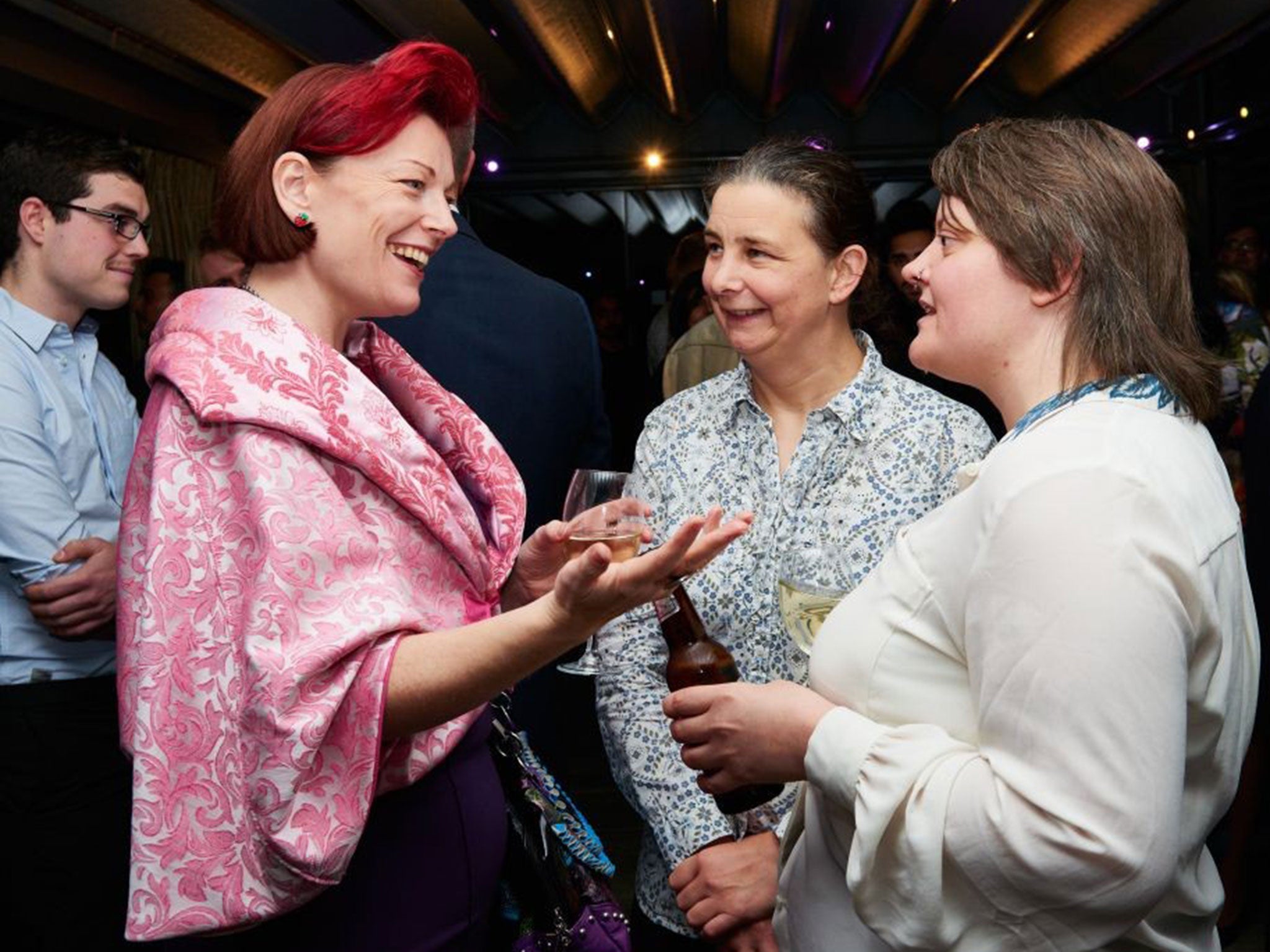 From left to right: Elly Barnes, Sally Carr and Ali Hanbury Photo: Micha Theiner