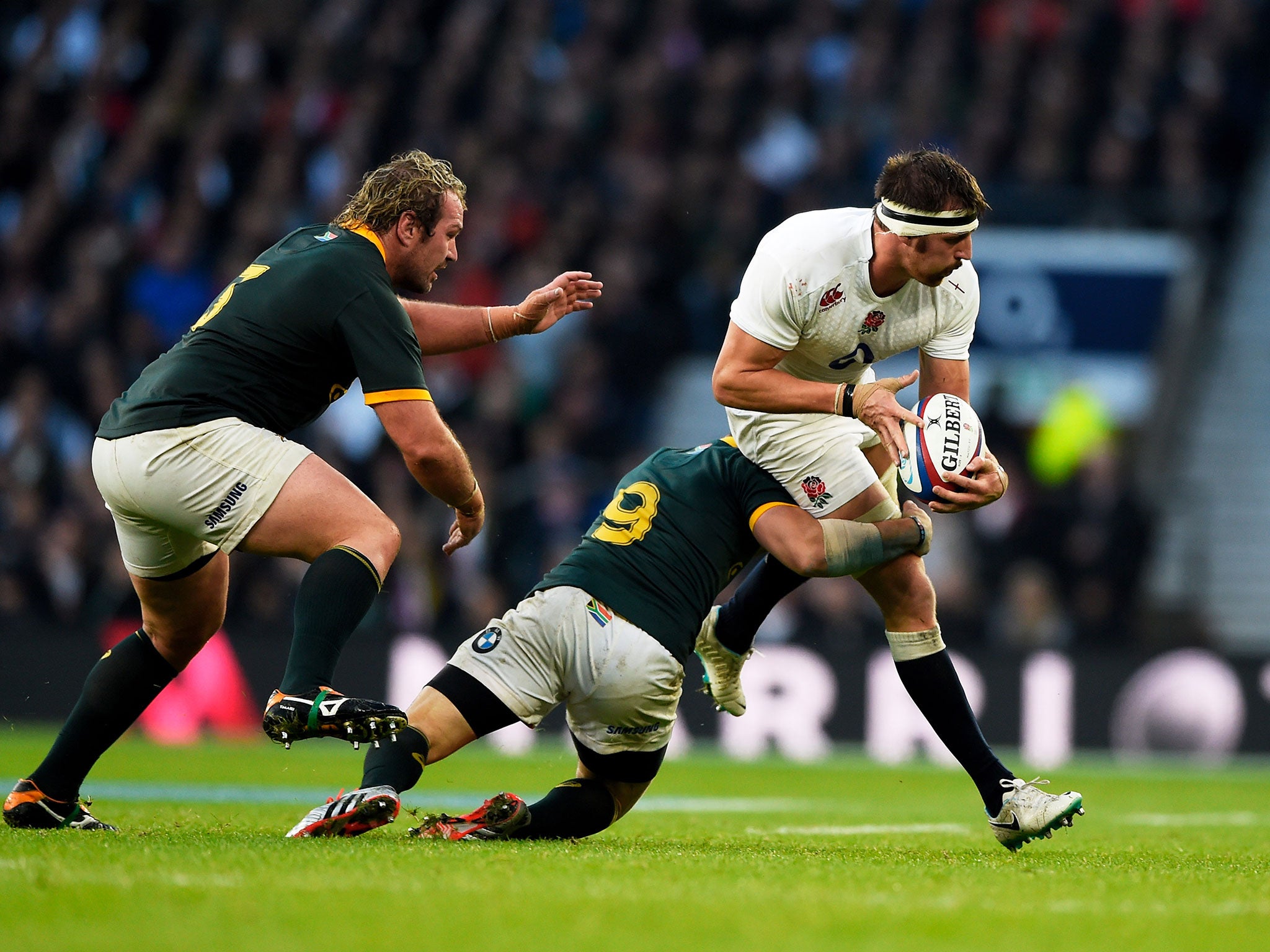 England flanker Tom Wood