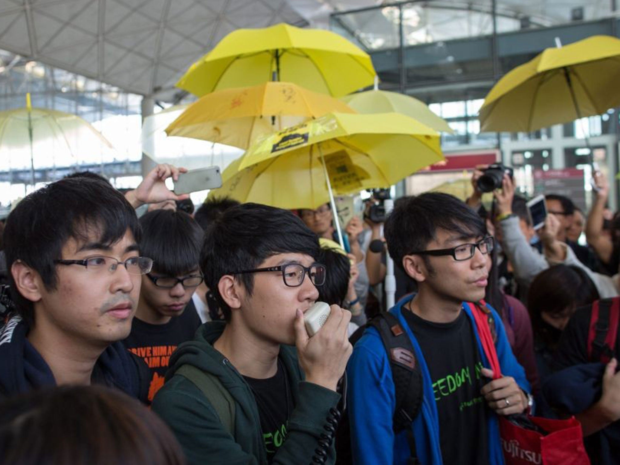 Alex Chow, Nathan Law and Eason Chung, excluded from China